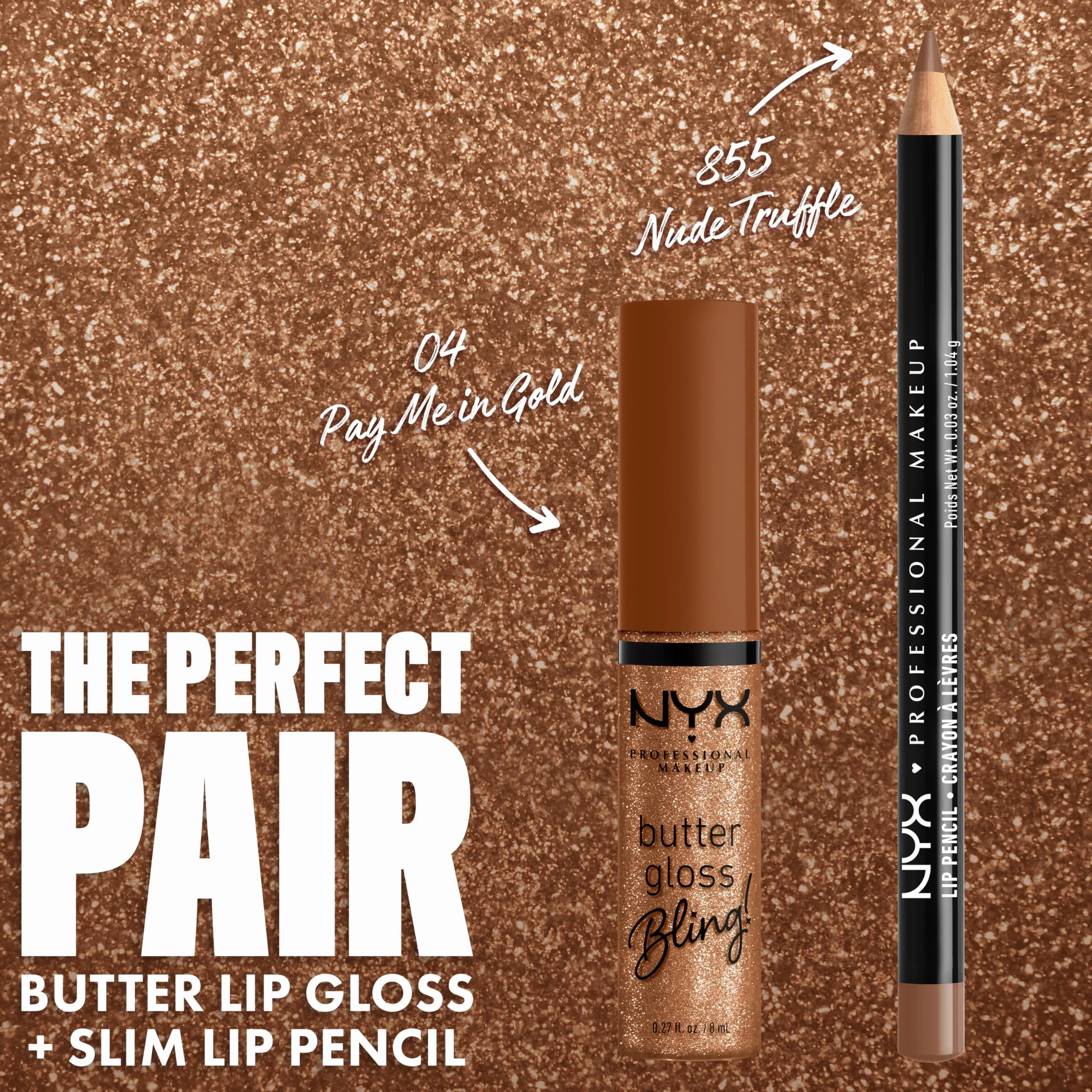 NYX Professional Makeup Slim Lip Pencil Nude Truffle