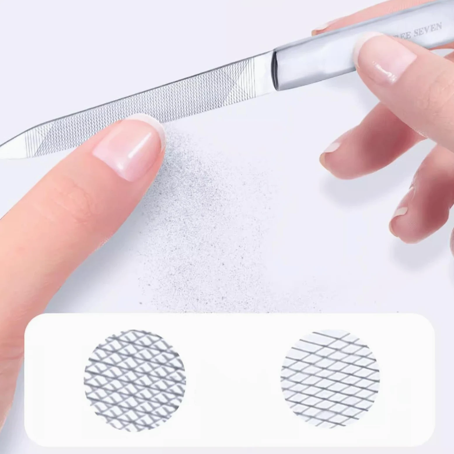 Juego de cortaúñas Juego de manicura, kit de cortaúñas con lupa, 6 piezas de herramientas profesionales for el cuidado de uñas de acero inoxidable, kit de uñas portátil con estuche de cuero PU Herrami
