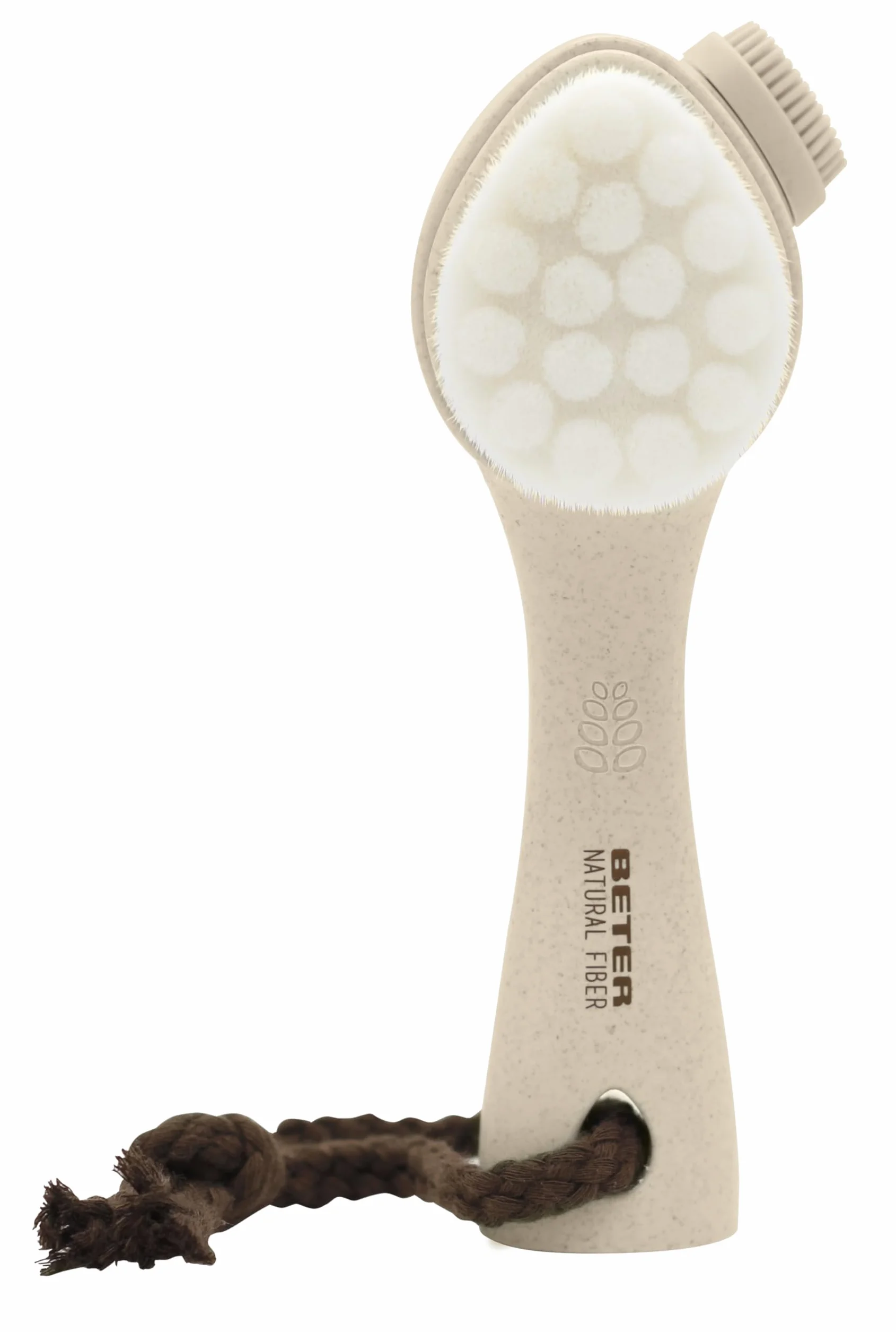 Beter Cepillo de limpieza facial 3 en 1 Natural Fiber Exfoliante Limpiador de Poros