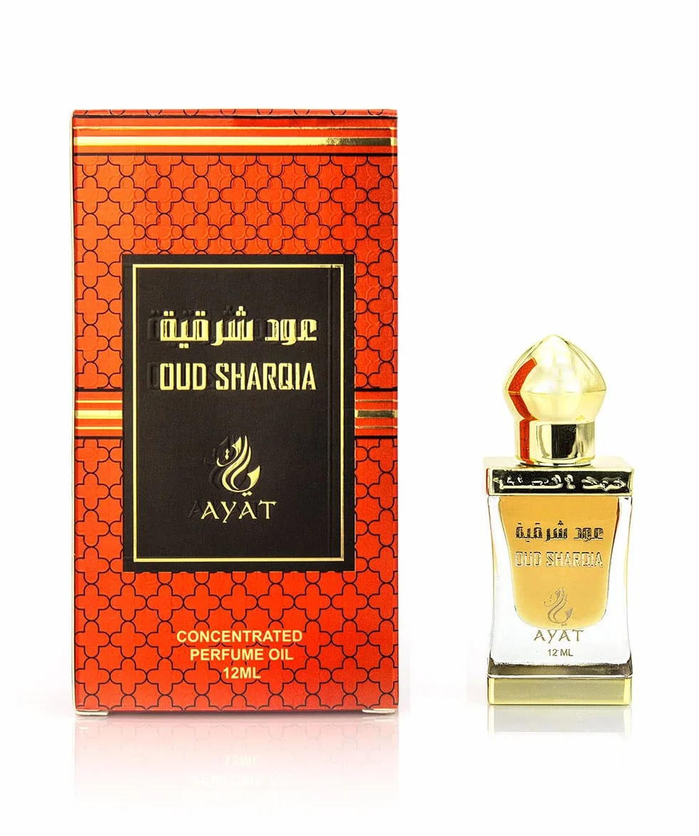 Dubai Aceite Perfumado 12 ml Almizcle Halal Hombre Mujer Sin Alcohol Extracto Perfume Attar Oud Sharqia