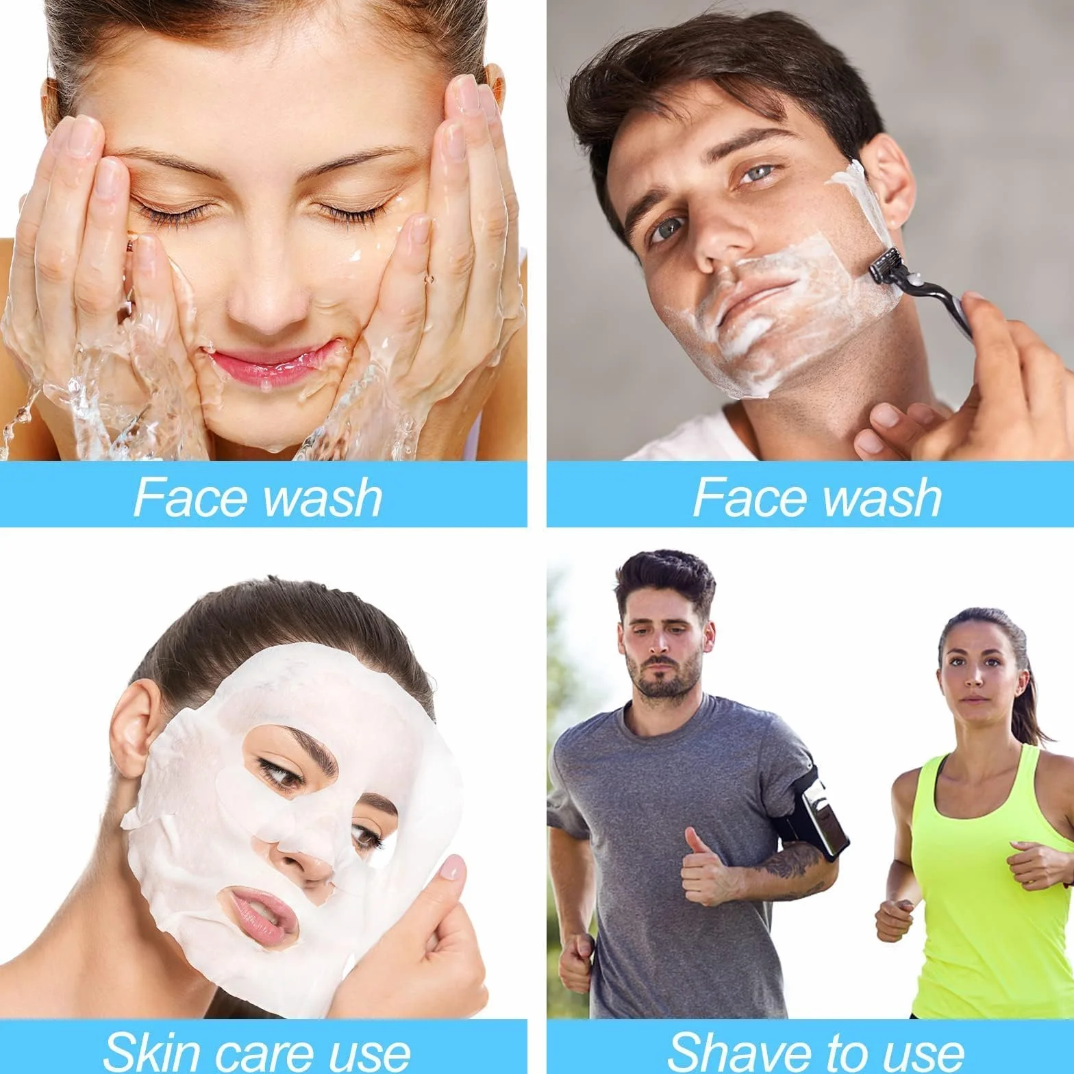 Diadema de Metal Ondulado 6 Piezas Hanyousheng Cinta de Pelo Antideslizante Elástica