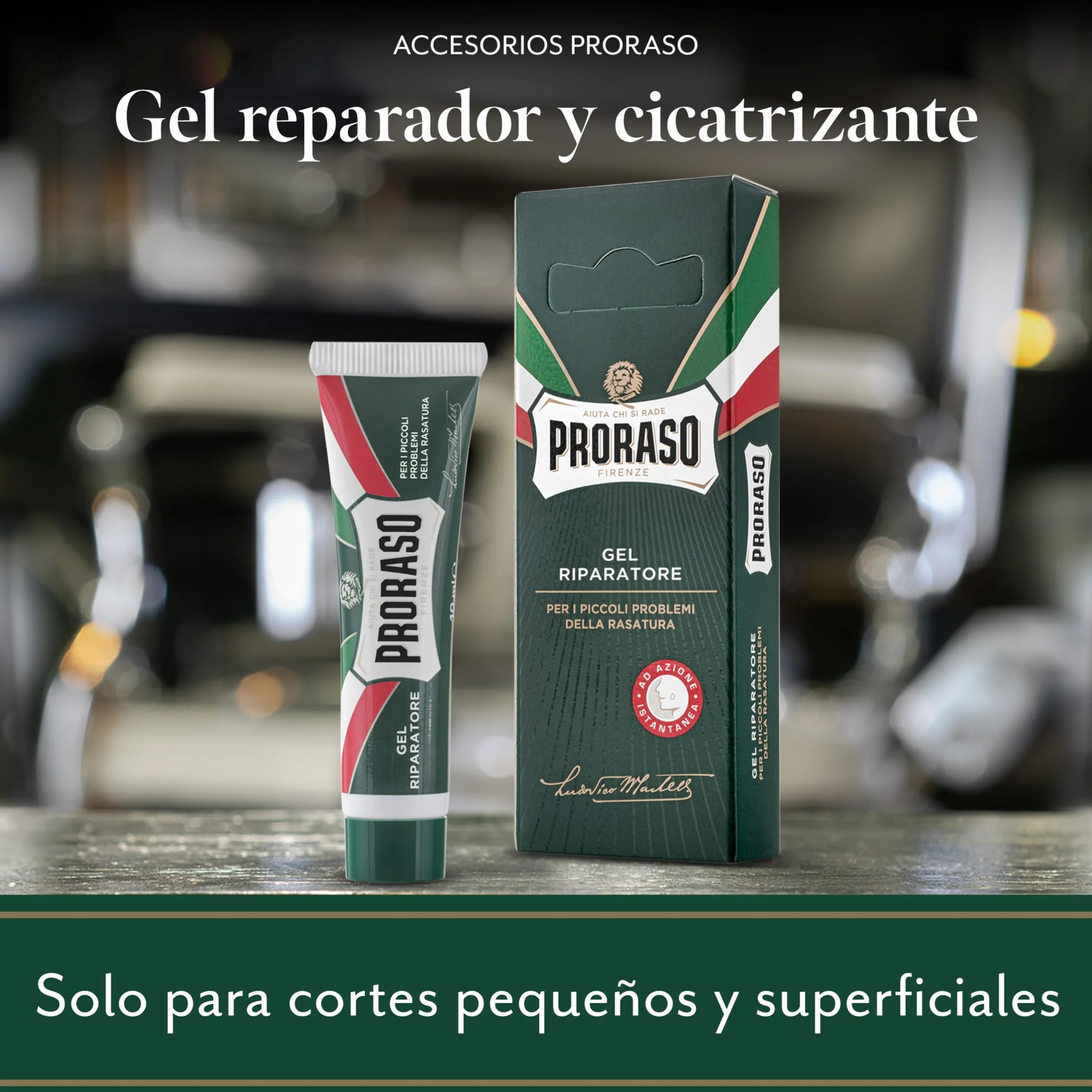 Proraso After shave reparador en gel 10 ml crema para barba hombre