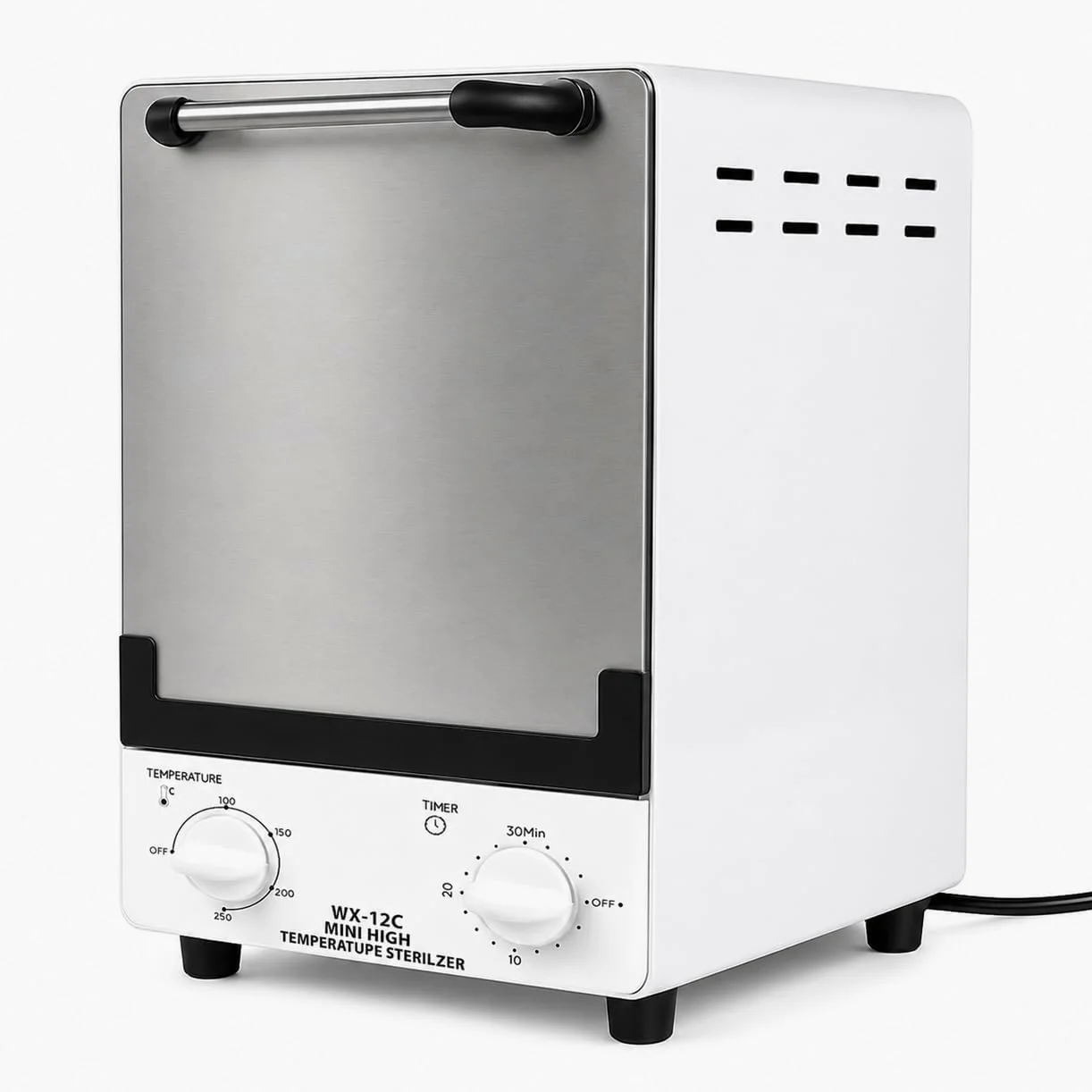 Esterilizador de herramientas infrarrojas de 12 L con temporizador y 4 niveles de temperatura | Dos bandejas extraíbles y recipiente interior lavable para salones, clínicas y spas