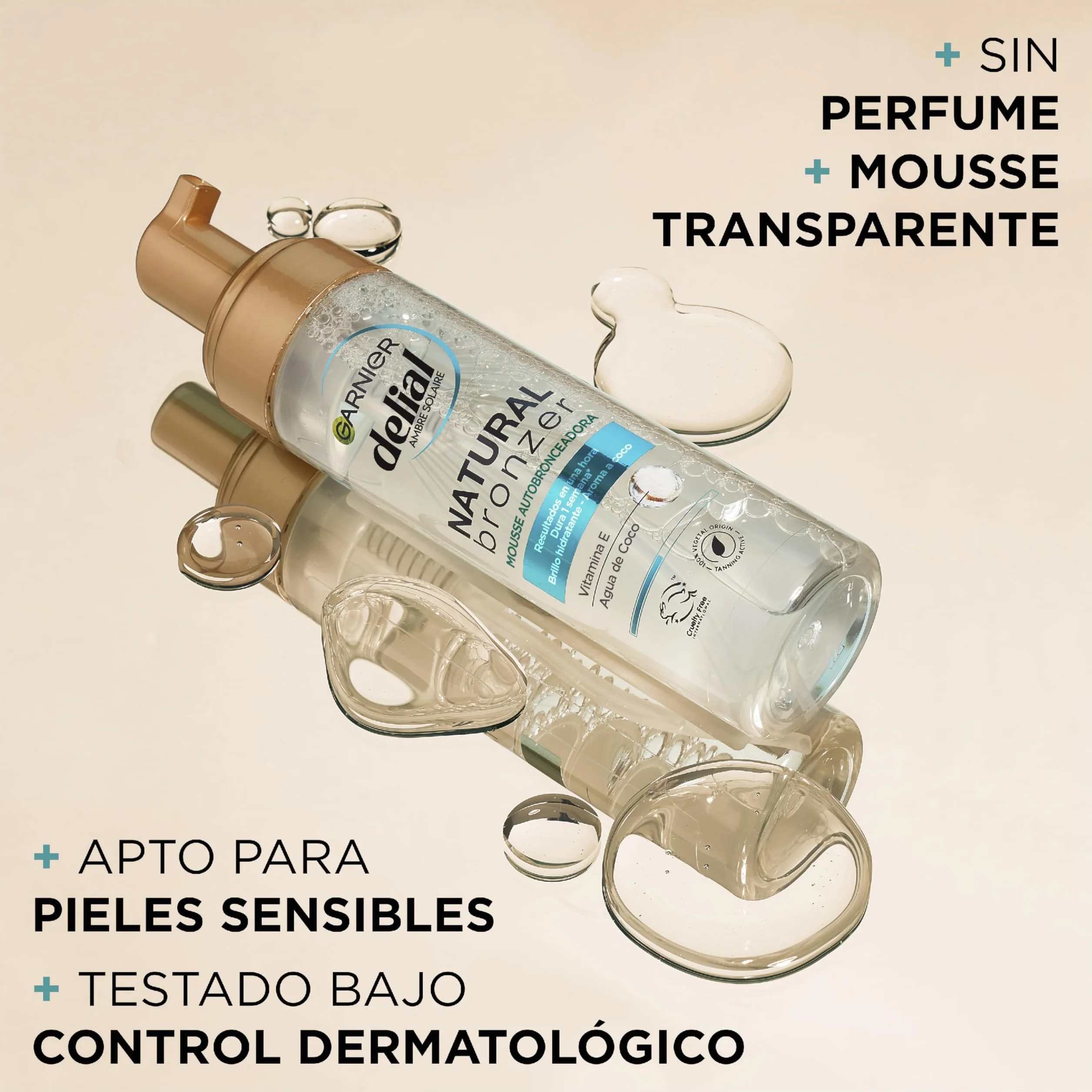 GARNIER DELIAL Mousse Autobronceadora Natural Bronzer 200 ml