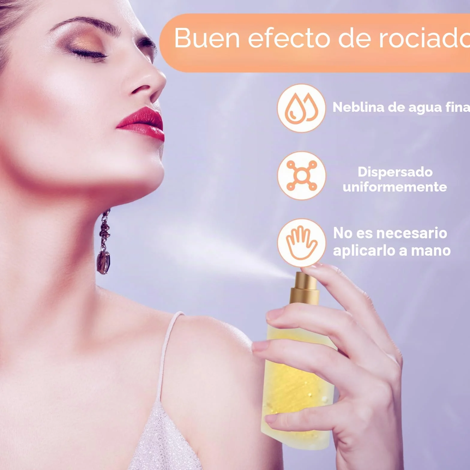 Atomizador Perfume Recargable 100ml 2 Piezas, Pulverizador Cristal Portátil con Dispensador y Embudo, para Viajes Cosmética (Oro+Plata)