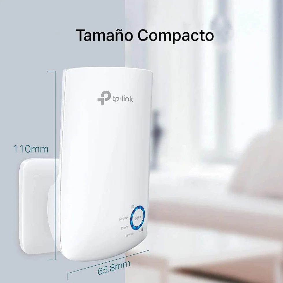 TP-Link TL-WA850RE Repetidor WiFi N300 300 Mbps Extensor de Cobertura Puerto Ethernet WPS