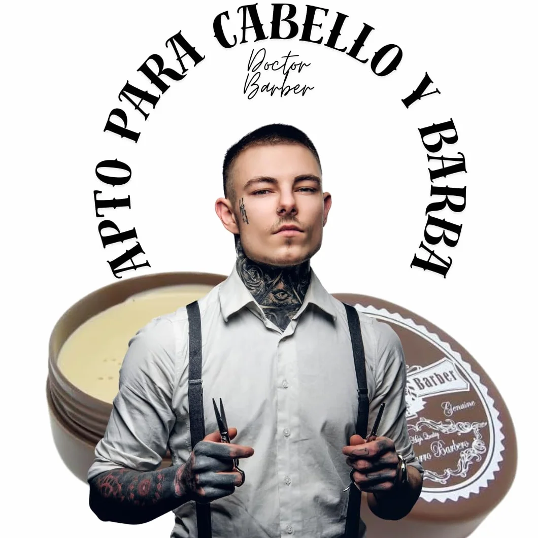 Doctor Barber Barro Barbero 80 g Cera acabado mate barba cabello