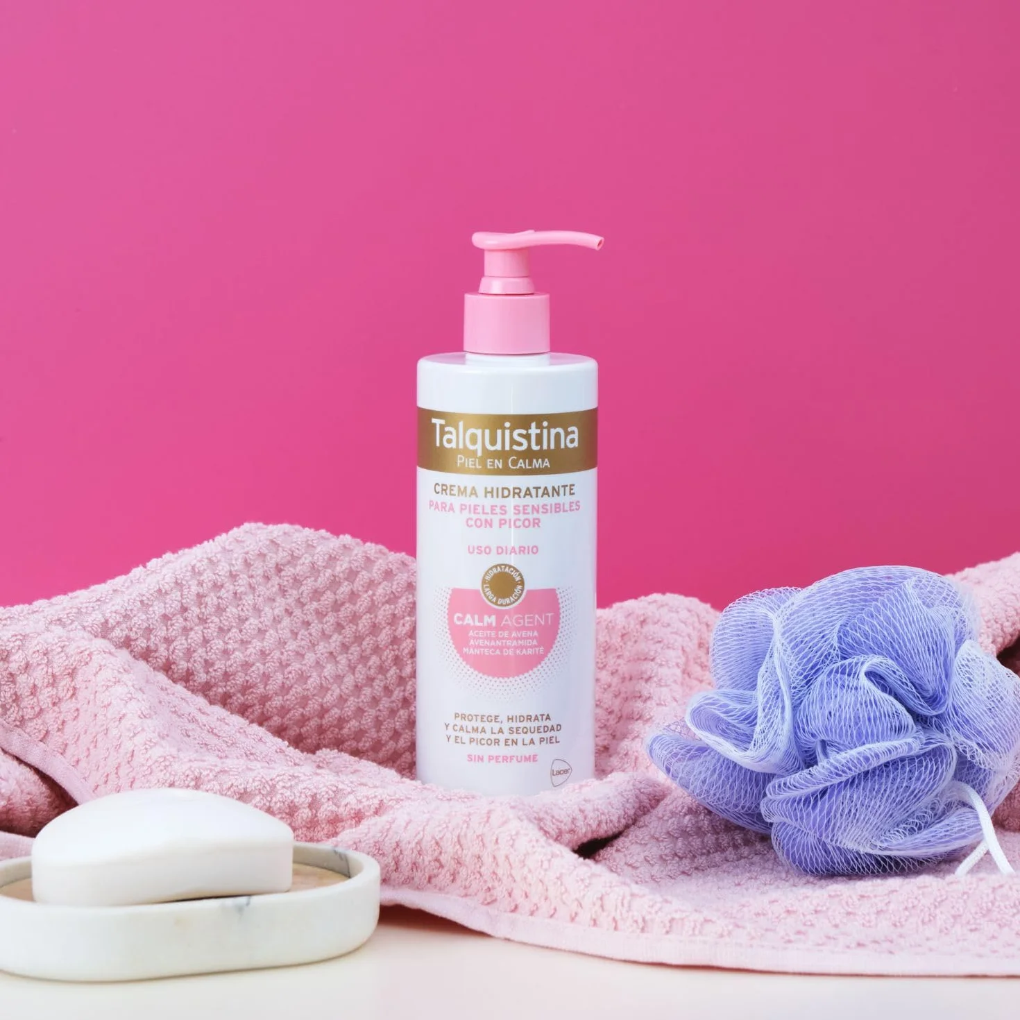 TALQUISTINA Crema Hidratante 400ml Pieles con Picor Hidratación de Larga Duración
