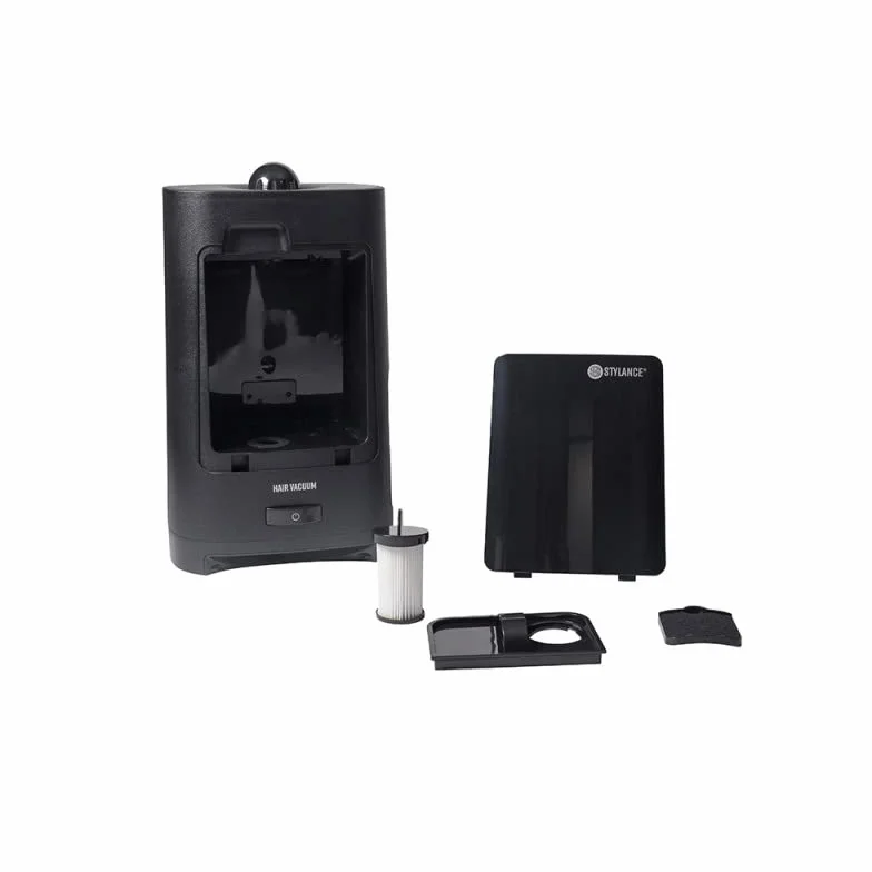 Cubo de basura aspirador automático para salón de peluquería
