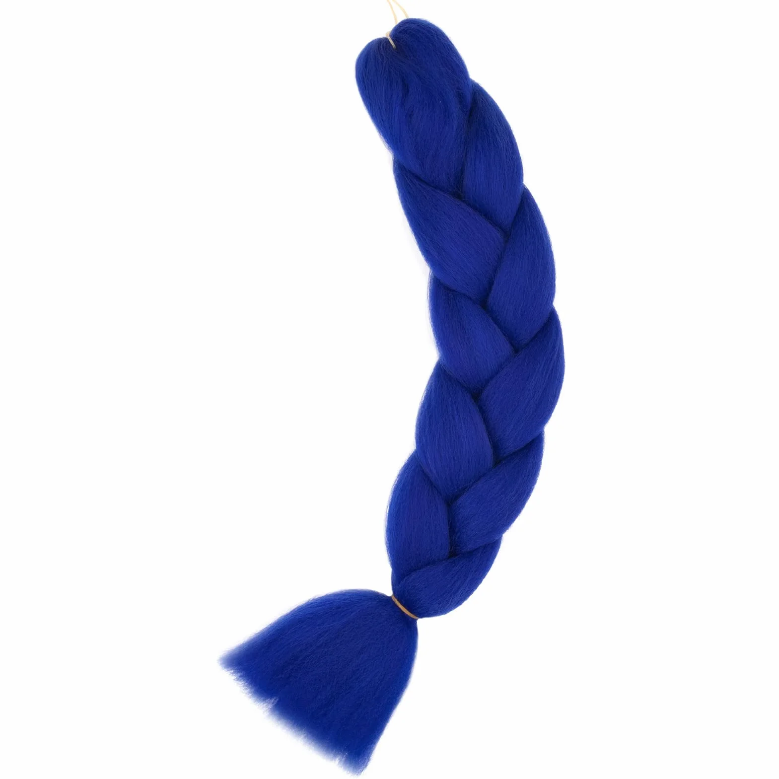 Extensiones de Pelo Sintético 60cm para Trenzas Africanas Jumbo Braiding Crochet Twist Azul zafiro