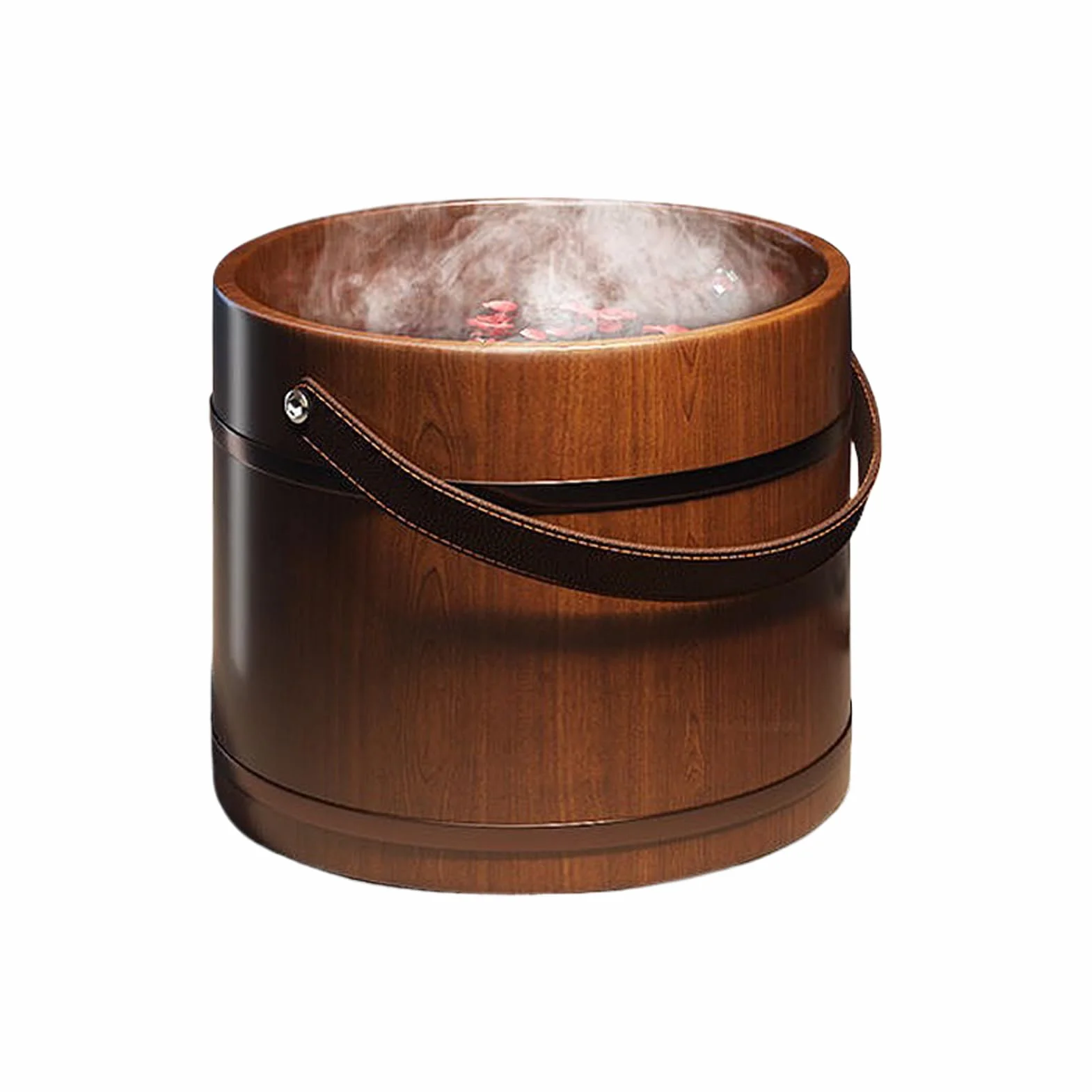 Bañera De Spa Para Pies De Madera Palangana Para Baño De Pies Natural Y | Tina de Madera para el Remojo de los Pies Para Personas De La Tercera Edad, Hombres Y Mujeres, Padres Y Madres