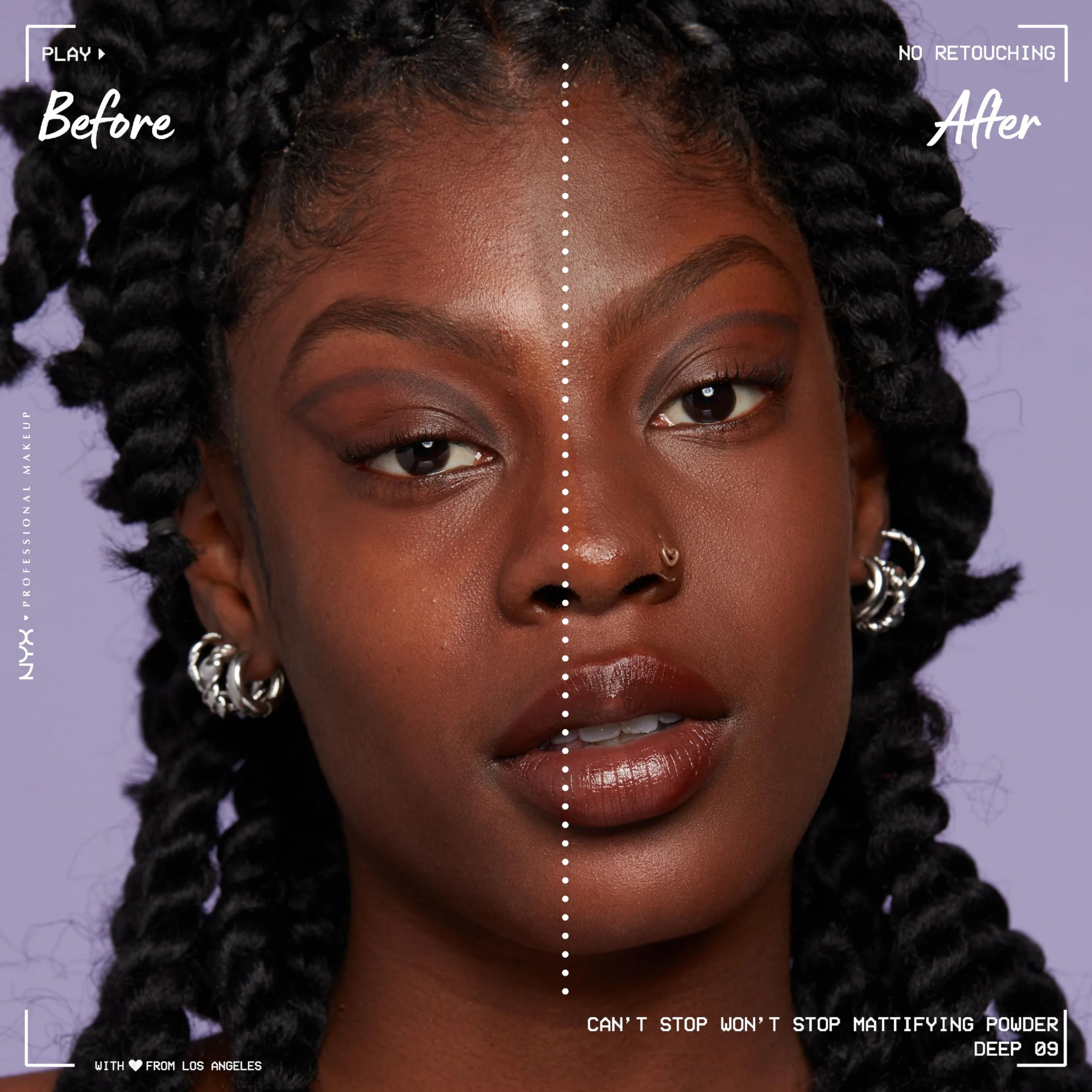 NYX Professional Makeup Can't Stop Won't Stop Matifying Powder 09 Deep