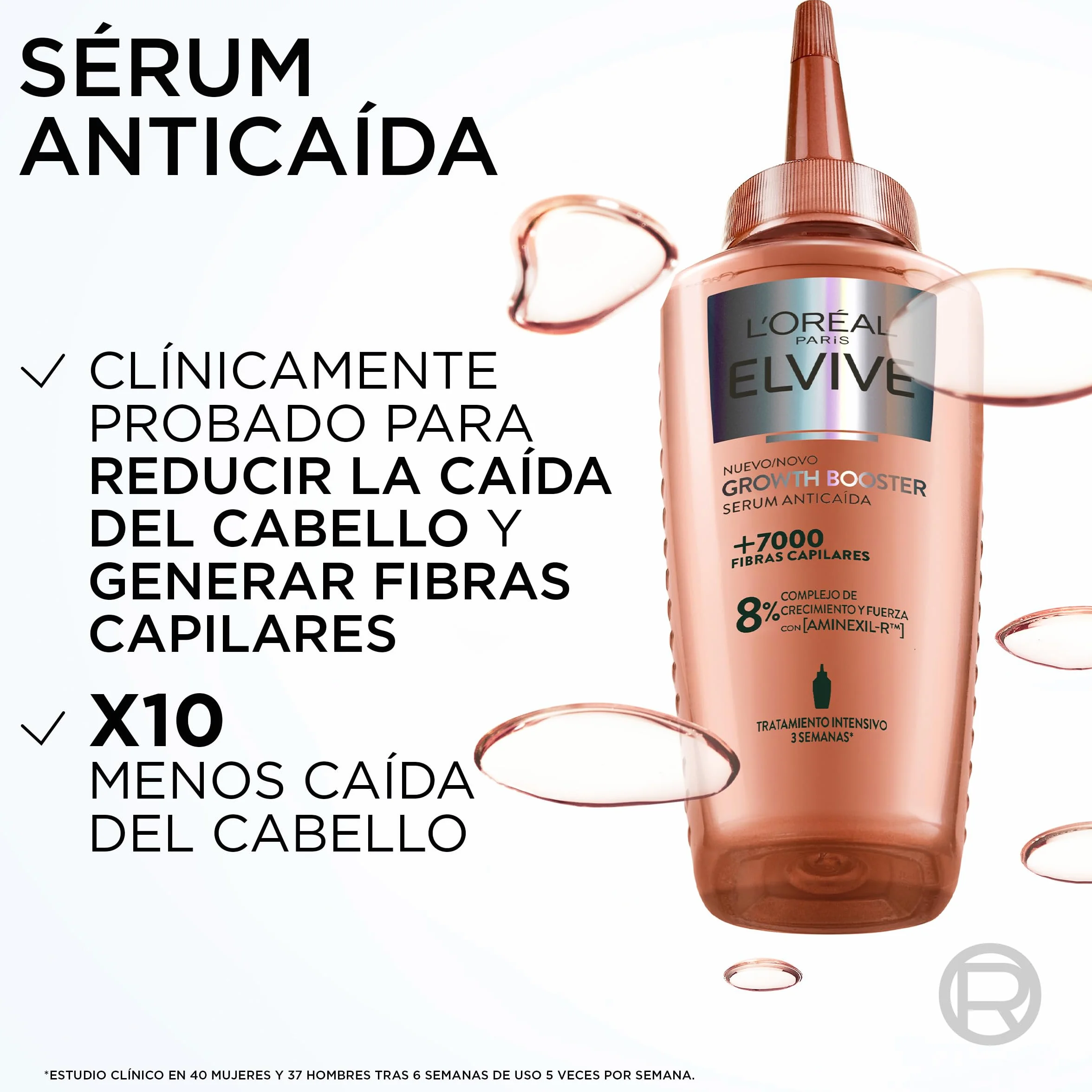 L'Oréal Paris Elvive Growth Booster Serum Anticaída 102ml