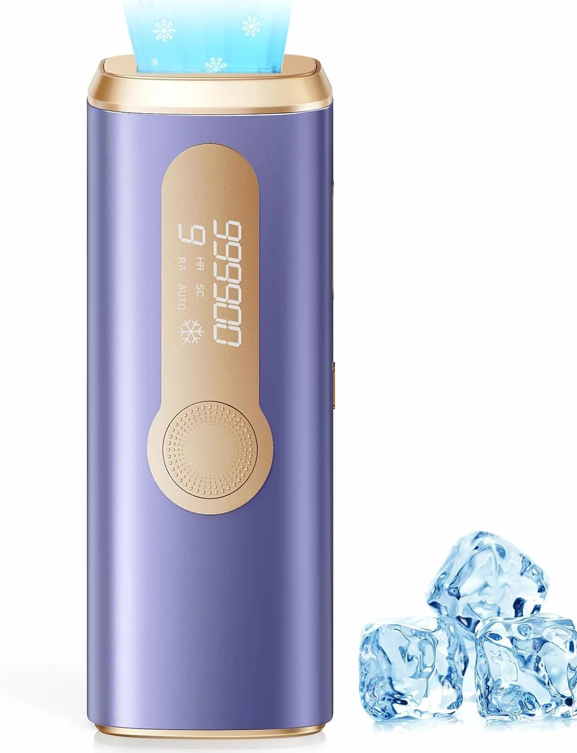 Depiladora Laser IPL Haarlosy con Refrigeración, 3 en 1, 9 Niveles de Energía, 999,900 Flashes