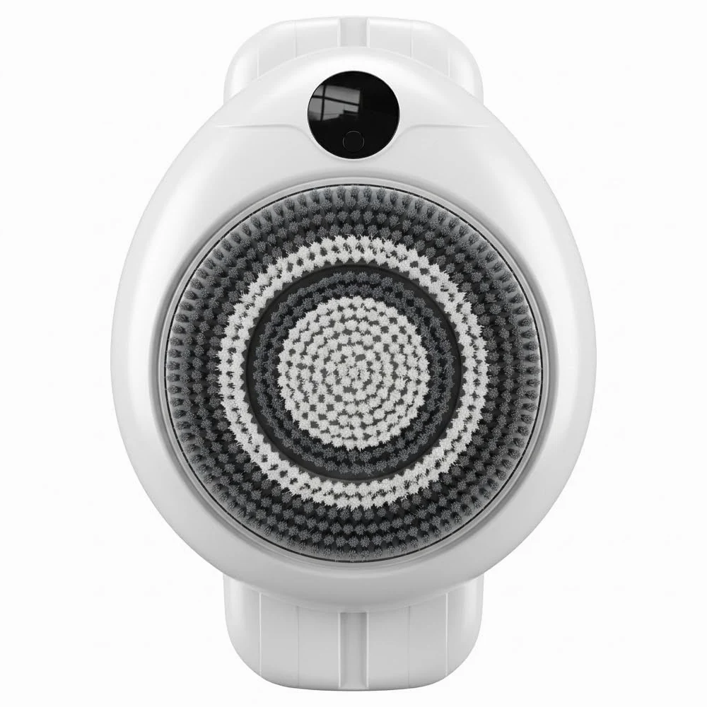 Limpiador eléctrico de espalda para ducha, cepillo exfoliante montado en la pared, limpiador corporal automático manos libres para duchas domésticas, limpia profundamente la espalda, 3