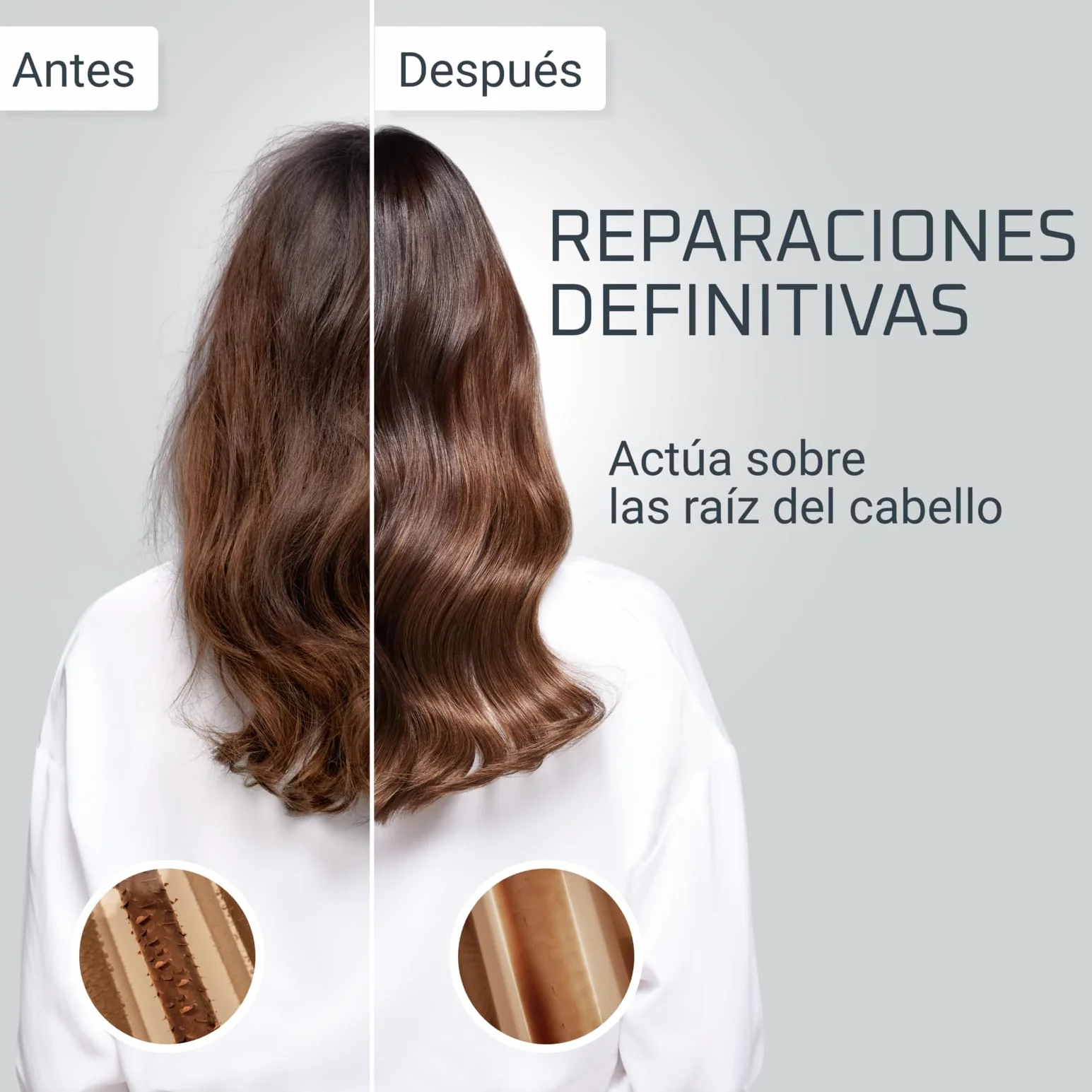 Rowenta Cepillo reparador a vapor CF9920 Thermal Care, cerdas naturales