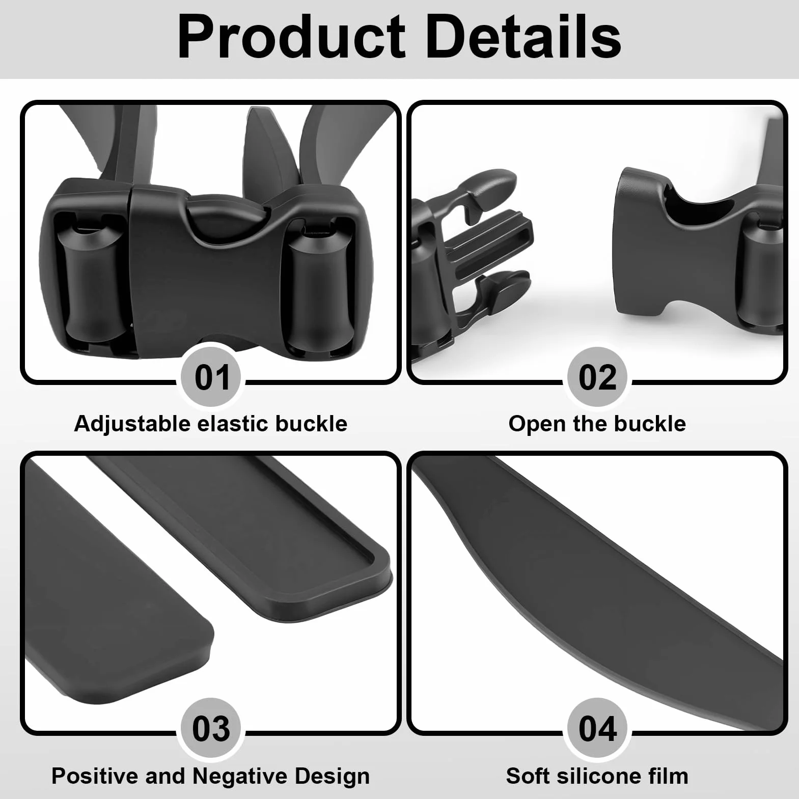 Guía de Corte de Cabello Ajustable de Silicona Curva Negra Herramienta de Recorte para Cuello y Barba