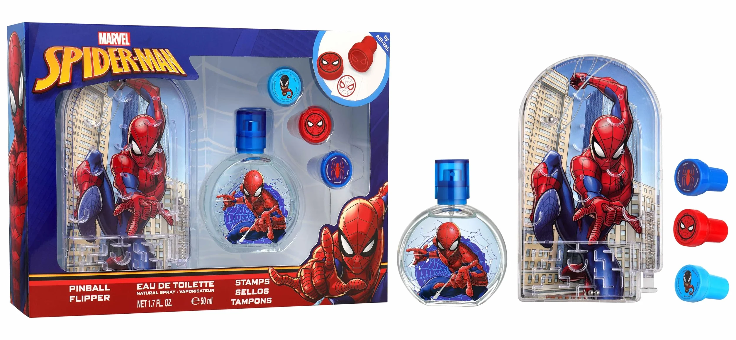 Spider-Man Estuche EDT 50 ml Pinball y Sellos