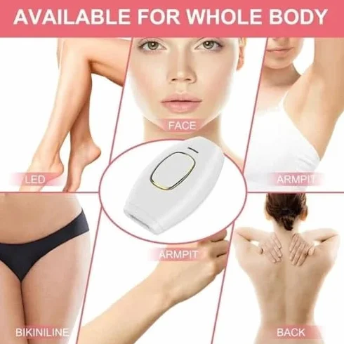 Depilación láser IPL 500000 flashes cuerpo completo indoloro uso doméstico
