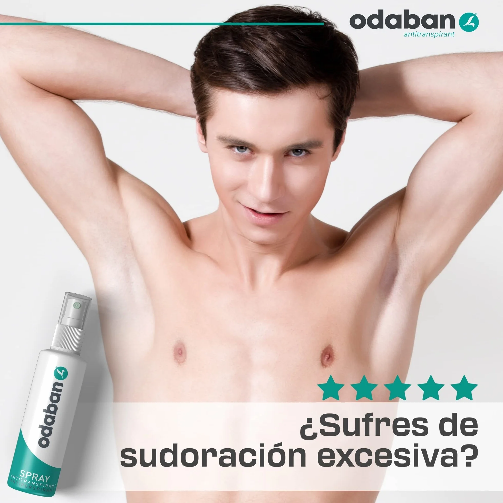 Odaban Antitranspirante Desodorante en Spray 30 ml contra el sudor intenso