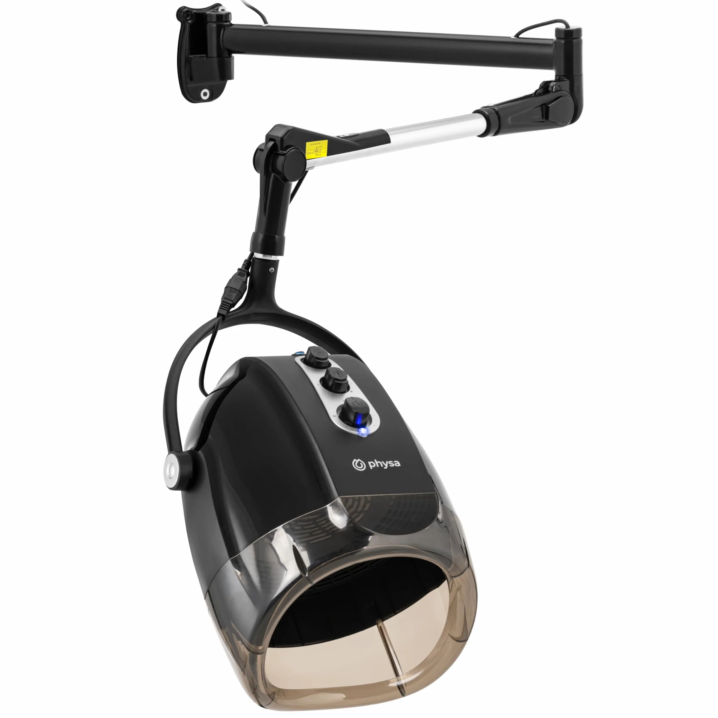 physa Secador de casco de pared iónico 1000 W 70 °C para peluquería