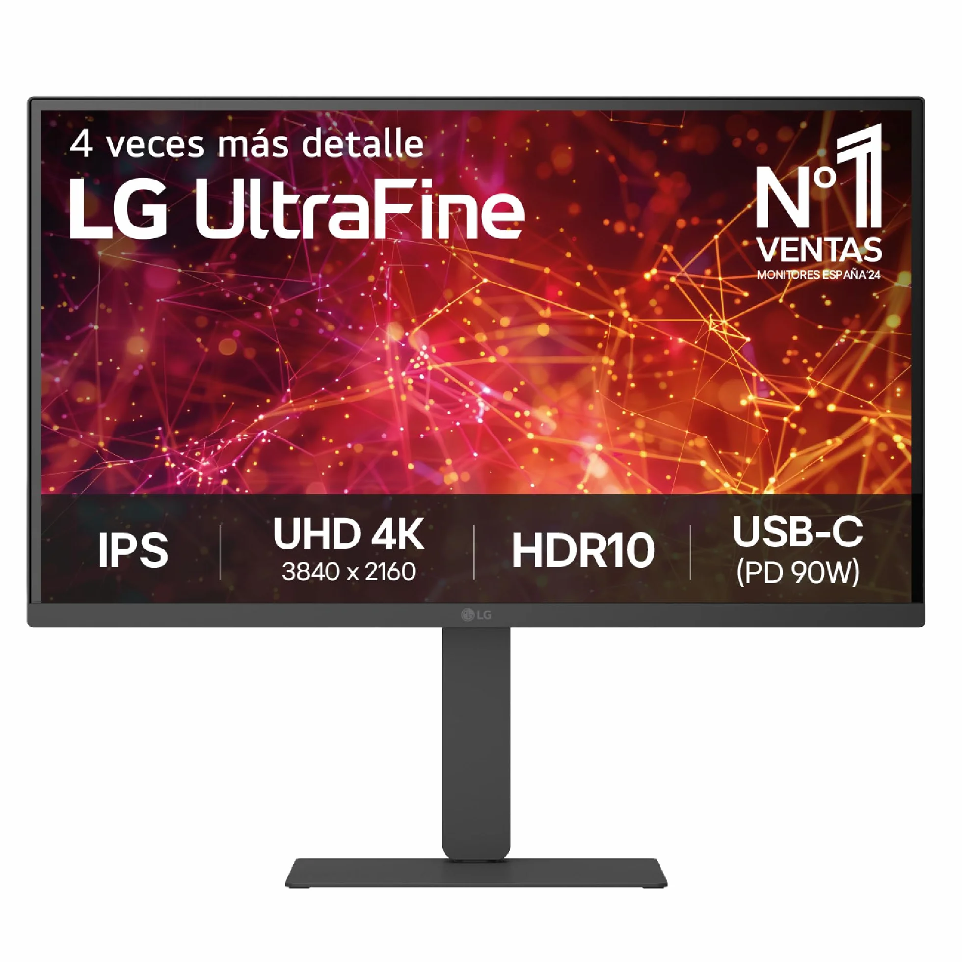 LG 27U730A-B Monitor 4K UHD 27" IPS 60Hz HDR10 USB-C Negro