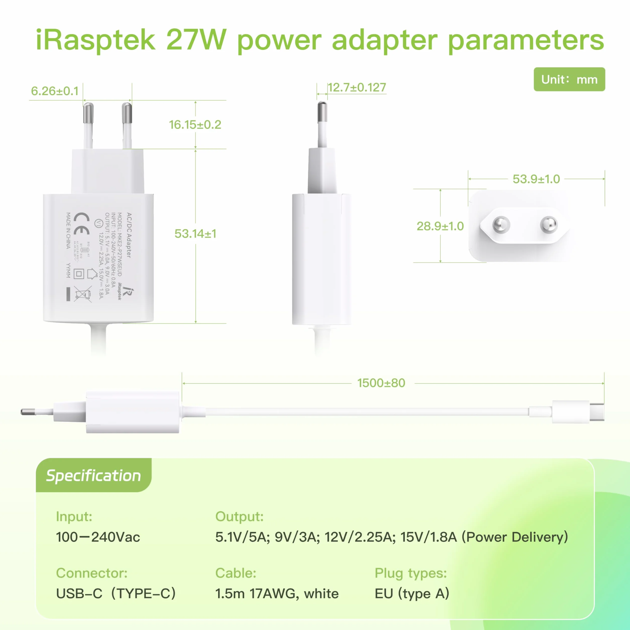 iRasptek Starter Kit para Raspberry Pi 5 8GB RAM 128GB OS-Bookworm Caja de Aluminio