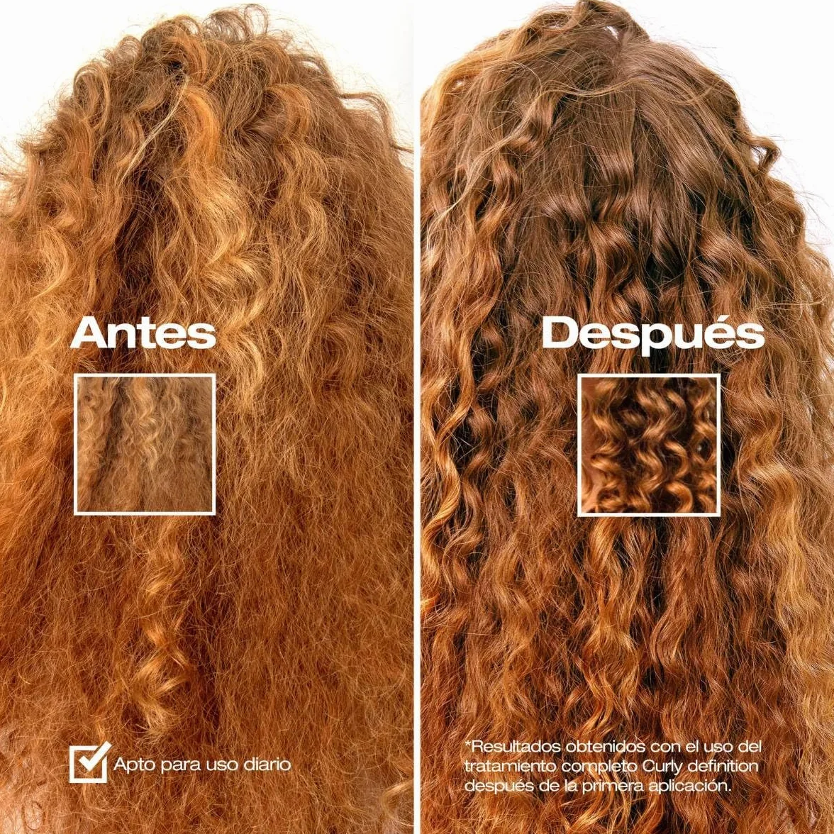 Crema de definición de rizos Dinamic Curl 200ml - Fija y mantiene rizos u ondas sin apelmazar - Controla el encrespado sin residuos