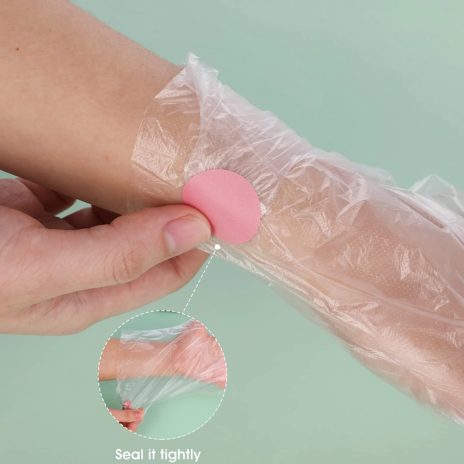 Parafina Máscara de Cera de Manos 200 Piezas Baño de Parafina Guantes PE