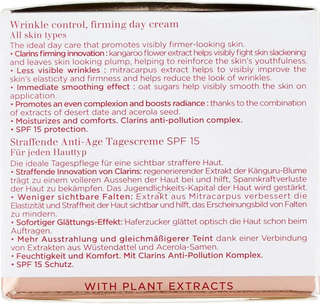 Clarins Extra Firming Jour Anti Rides Crema Antiarrugas SPF15 - 50 ml