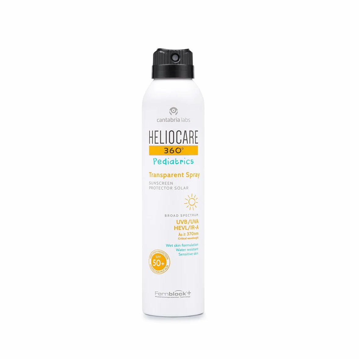 Heliocare 360º Pediatrics Transparent Spray SPF 50+ 200ml Protección Solar Avanzada