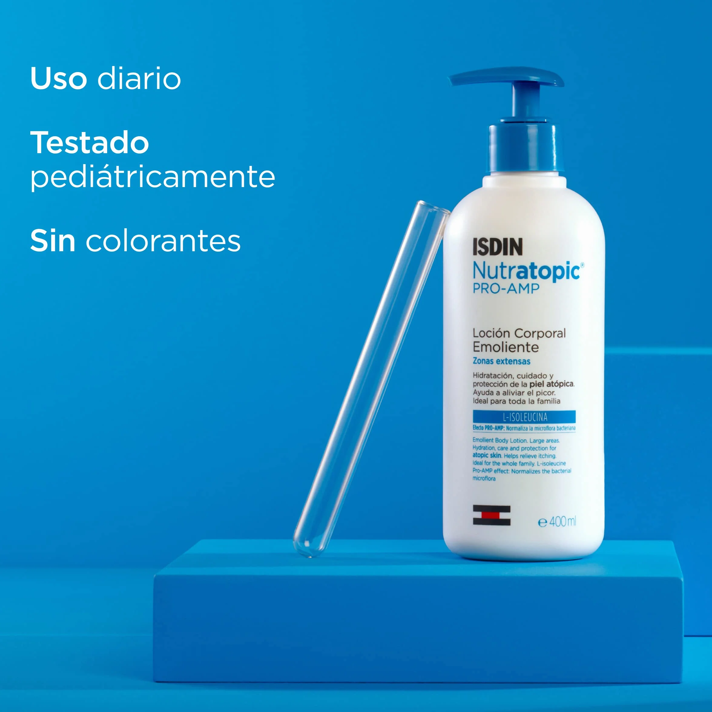 ISDIN Nutratopic Pro-AMP Loción Corporal Emoliente 400 ml