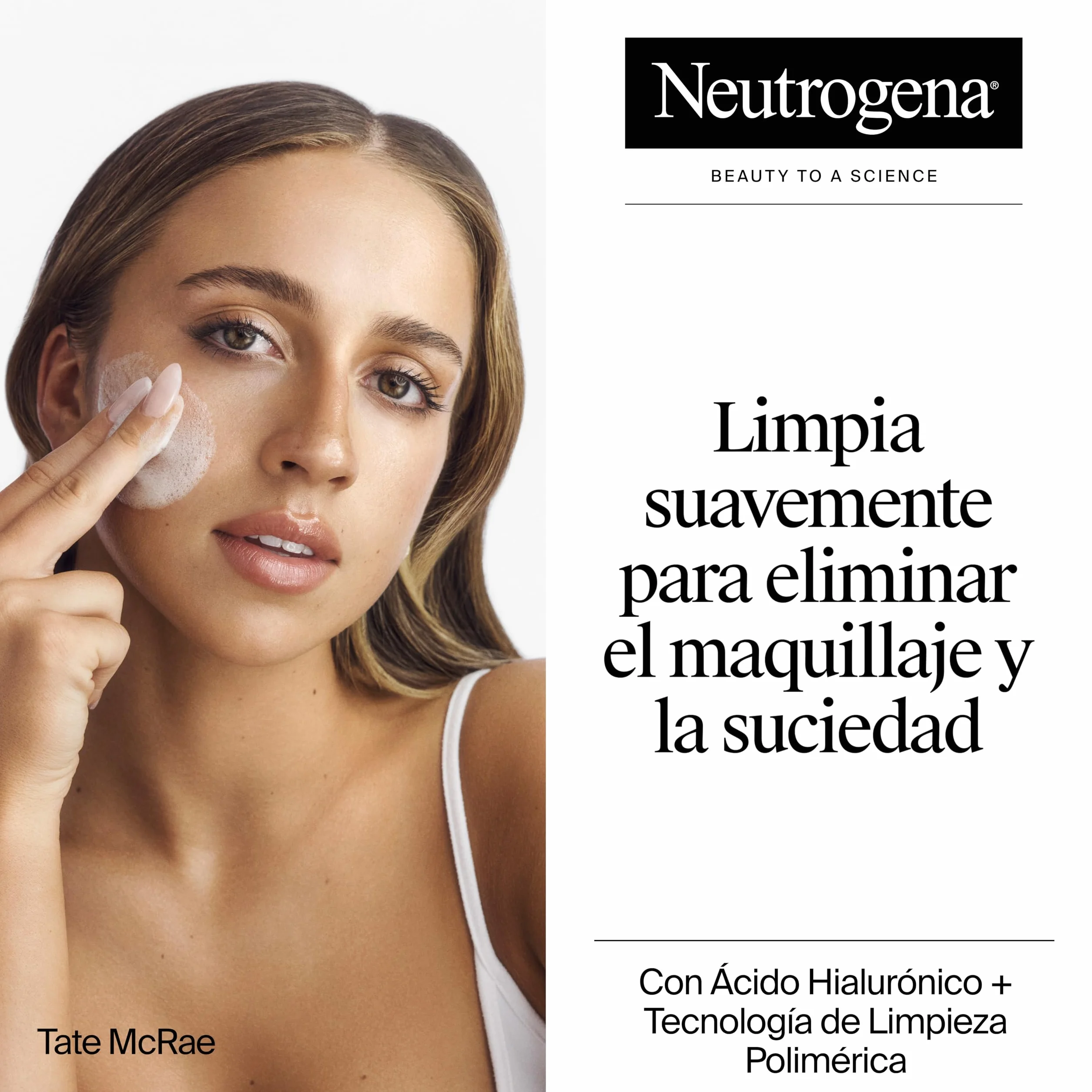 Neutrogena Hydro Boost Gel Limpiador de Agua 200 ml con Ácido Hialurónico