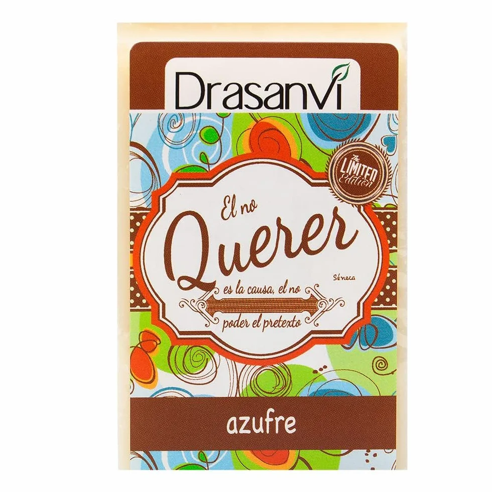 Drasanvi Jabón de Azufre 100g Antiséptico Seborregulador Acné Piel Grasa