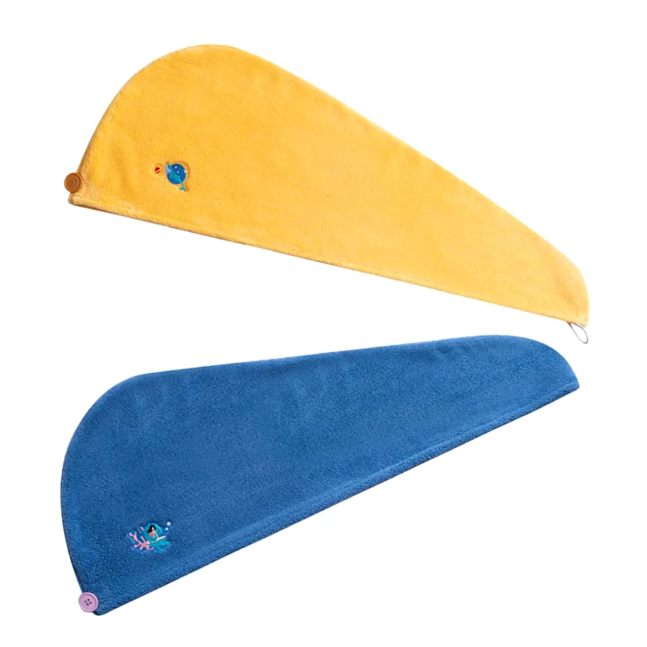 Beaupretty 4piezas Toalla Secado Rápido para Cabello Gorro De Secado Ultra Absorbente Toalla De Microfibra para para Uso Diario o Viajes y