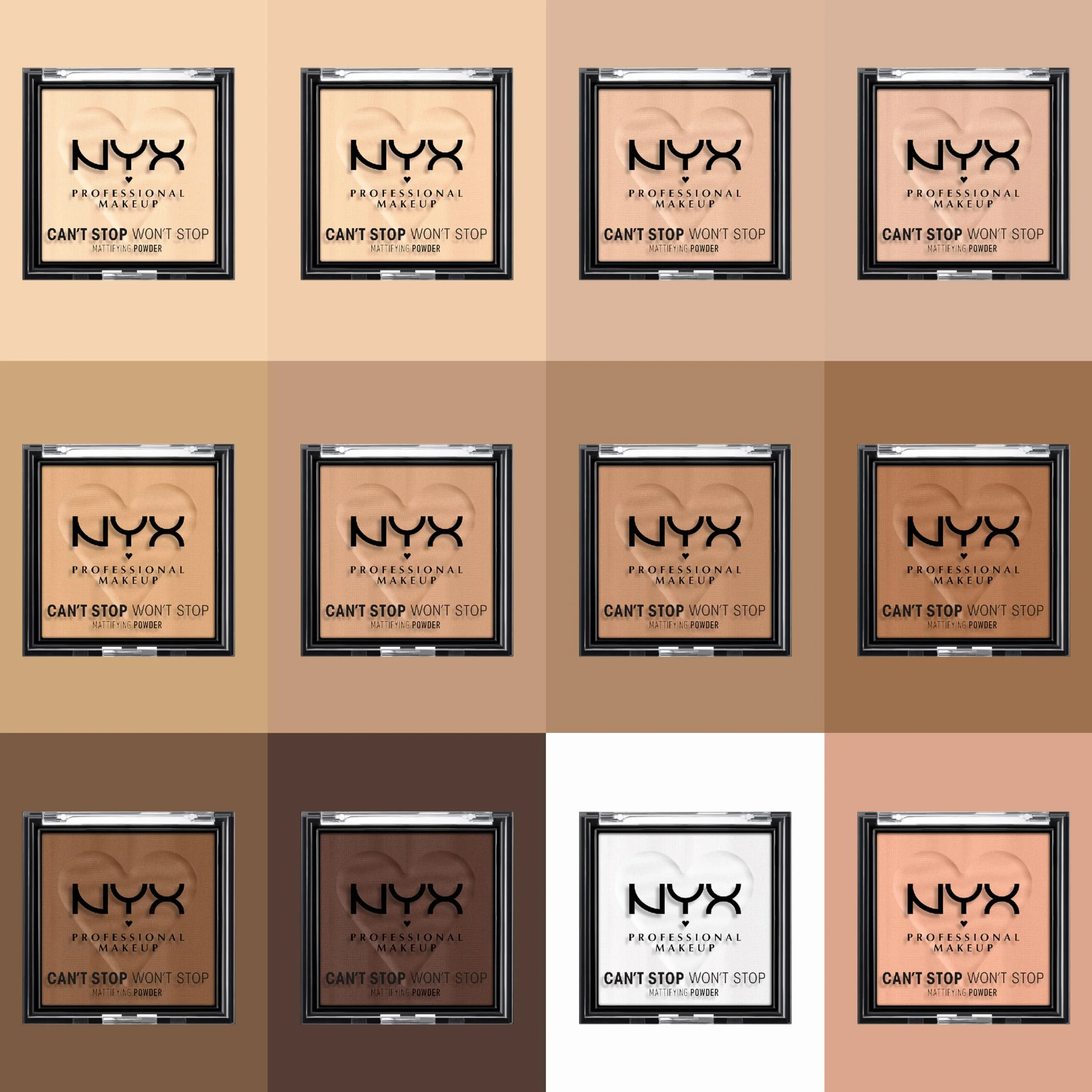 NYX Professional Makeup Can't Stop Won't Stop Matifying Powder 09 Deep