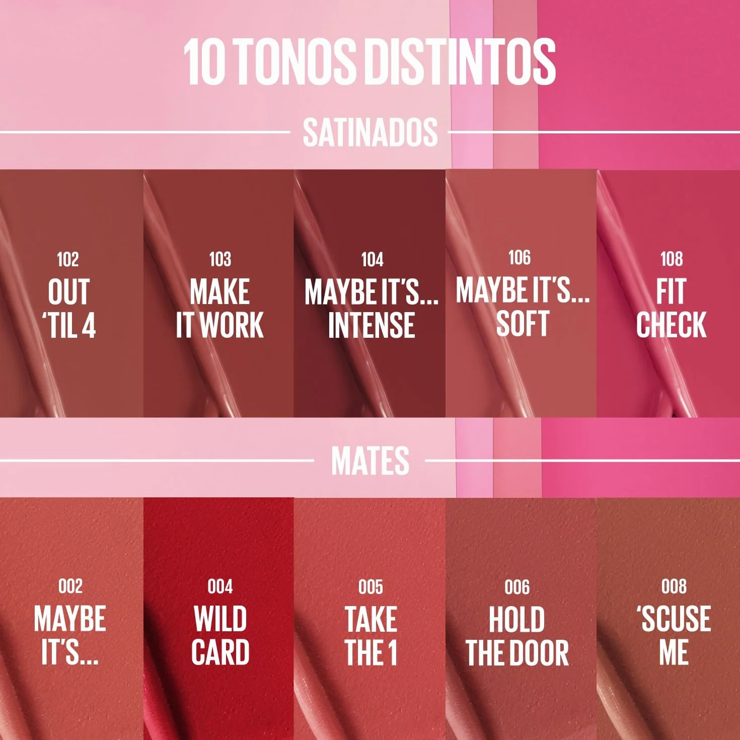 Maybelline New York Labial Sérum Color Intenso 004 Wild Card, Enriquecido con Ácido Hialurónico, Hidratación 8H