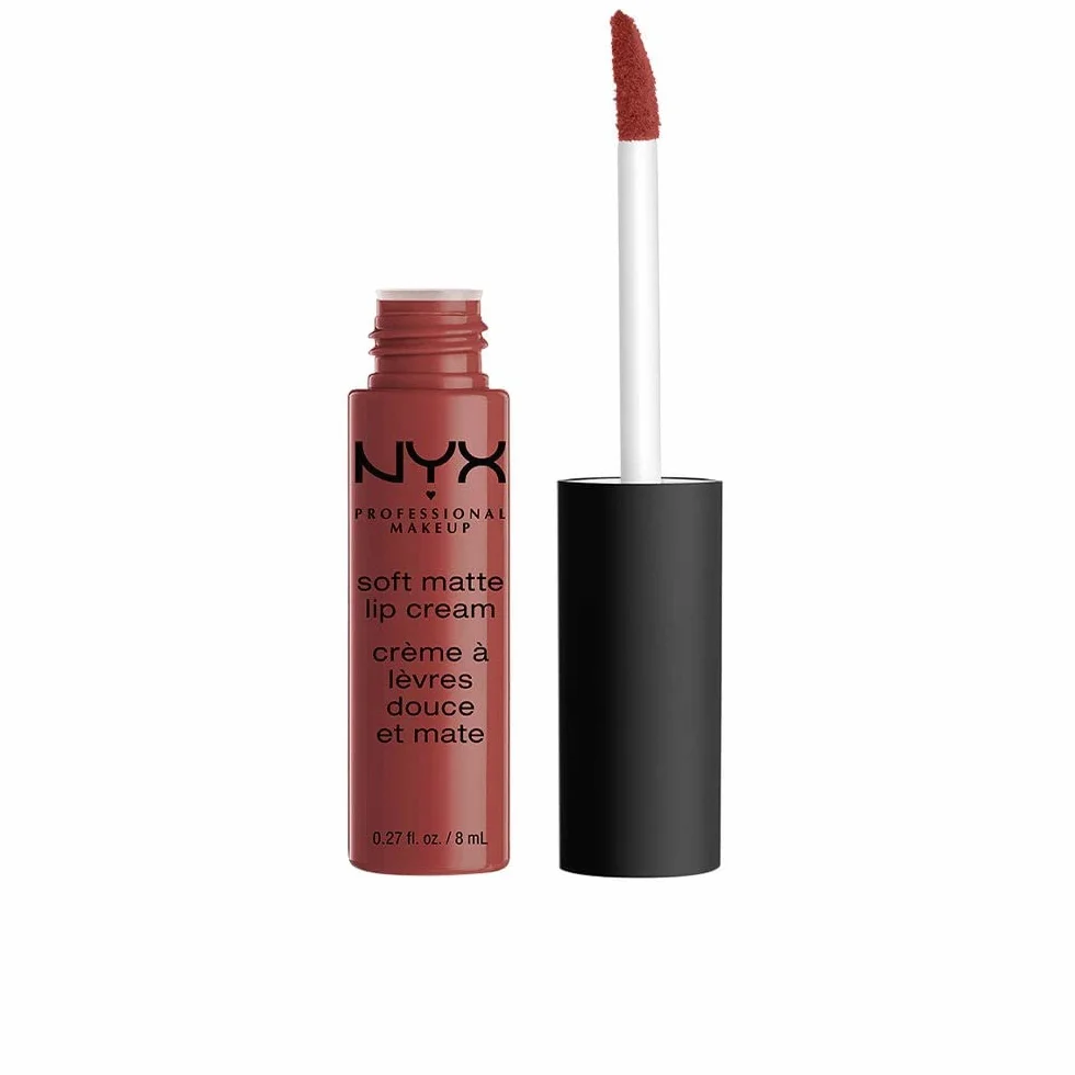 NYX Professional Makeup Soft Matte Lip Cream - Rome, Długotrwały Matowy Kremowy Pomadka, Wegańska Formuła