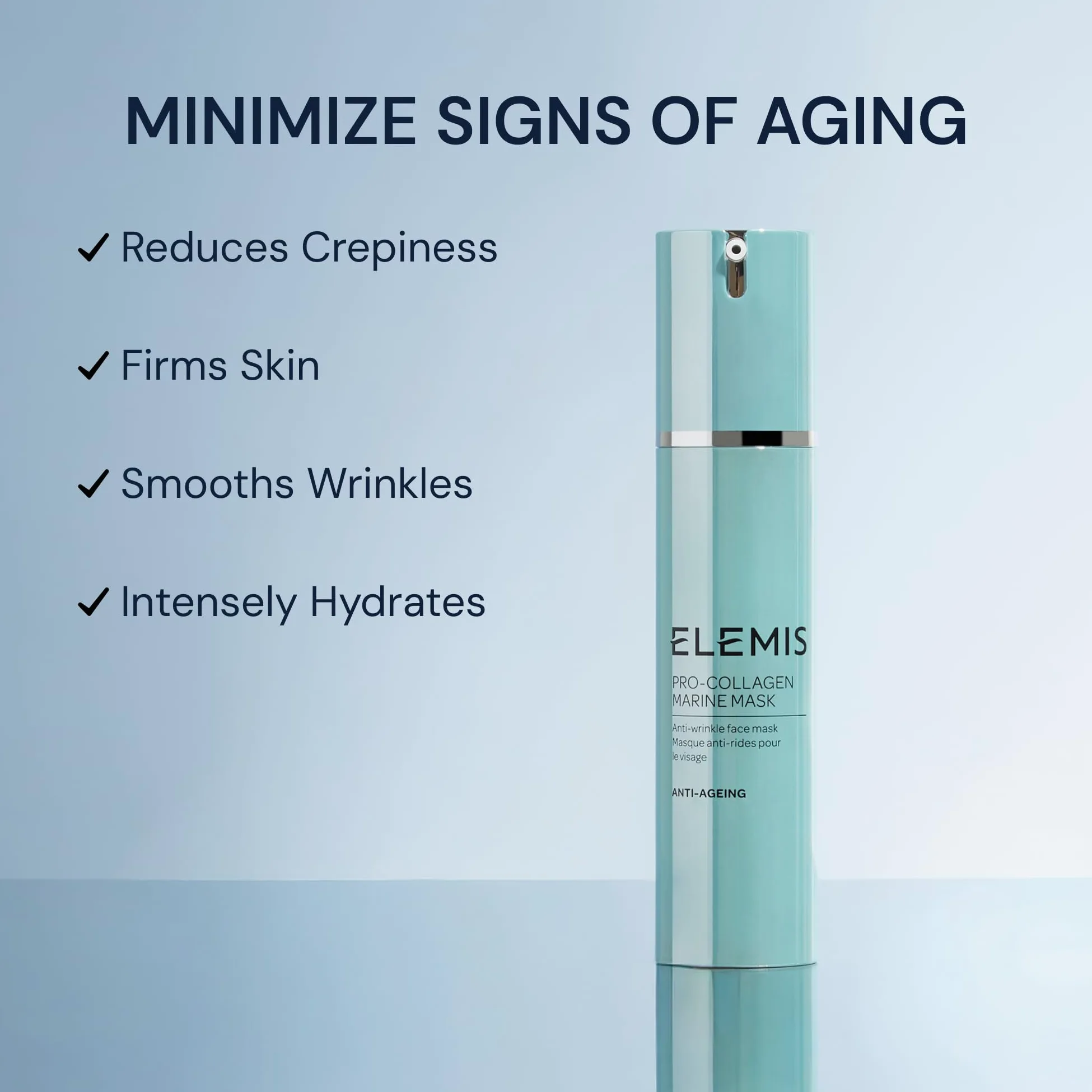 ELEMIS Mascarilla Pro-Collagen Marine, mascarilla facial antiarrugas 50 ml