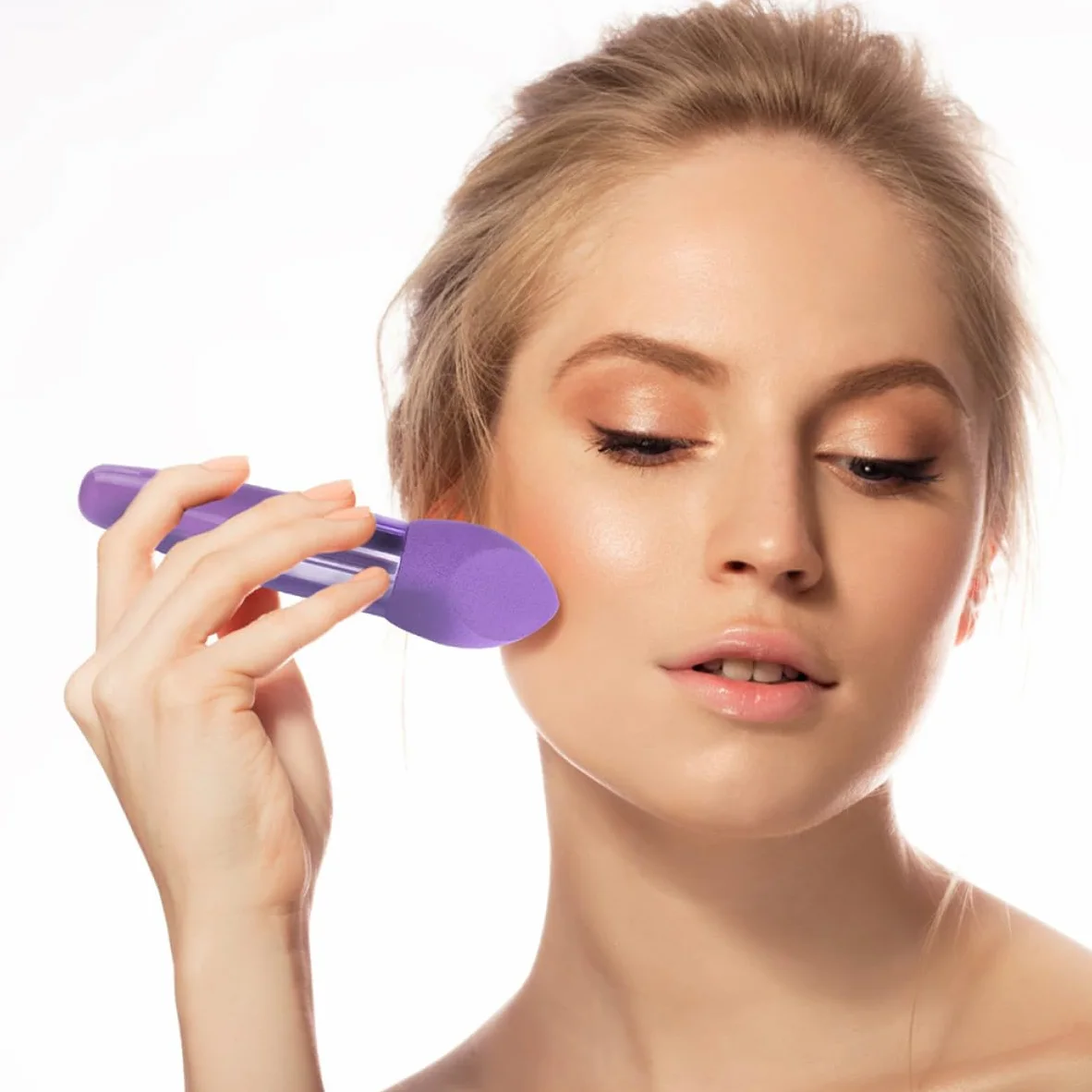6piezas Esponjas de Maquillaje Forma de Bolígrafo Portátiles para Aplicación Precisa Cómodas y Duraderas Kit para Uso Diario y Profesional