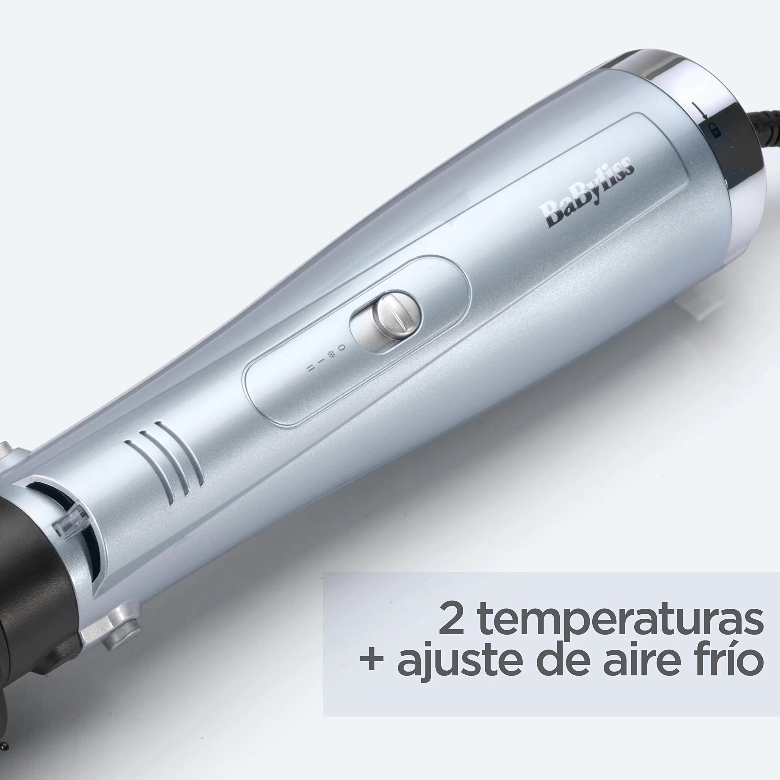 BaByliss Hydro Fusion AS774E Cepillo secador de pelo 4 en 1 Antiencrespamiento Azul