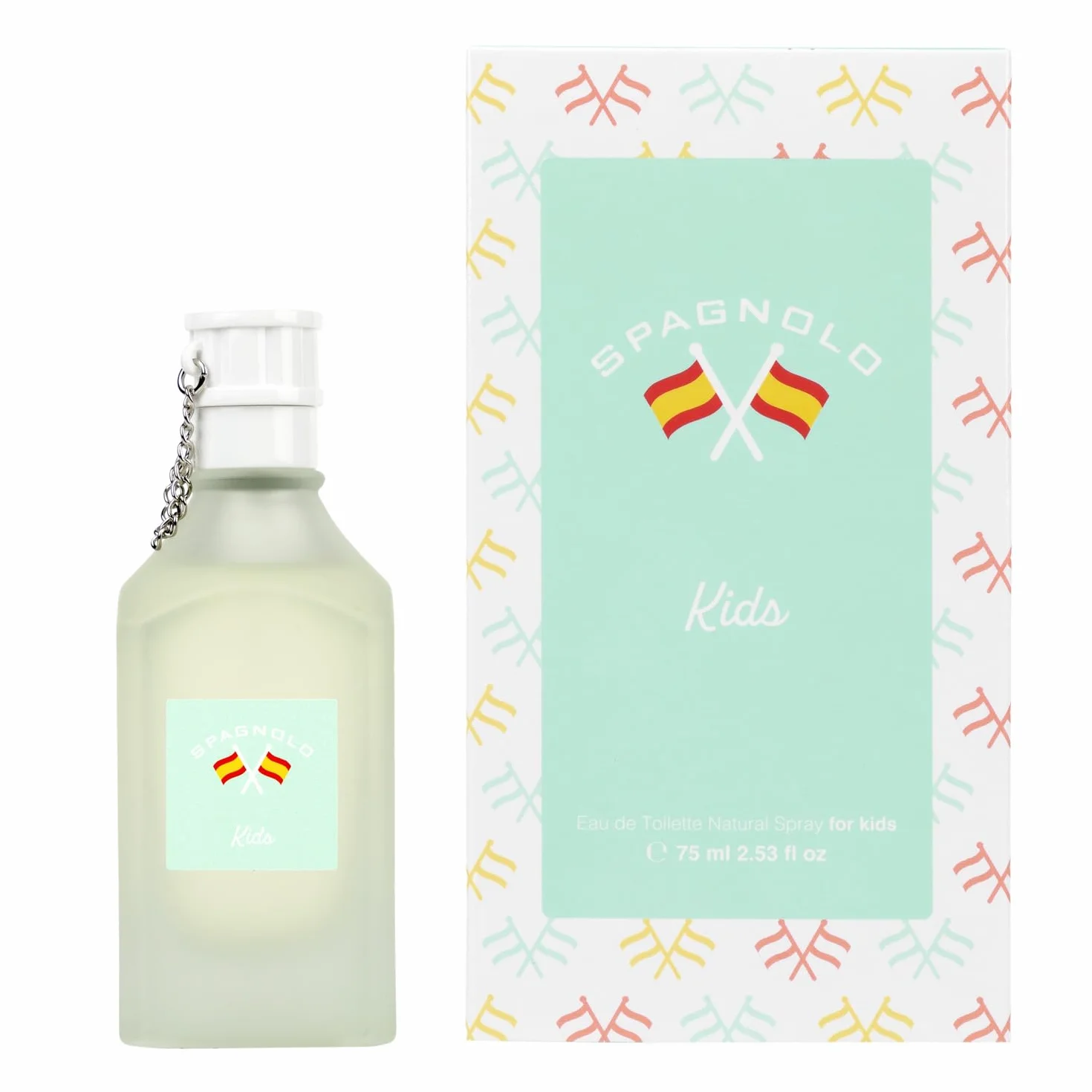 SPAGNOLO Kids Colonia Niños Perfume Spray 75 ml Eau de Toilette Natural Fresco Aroma Almizclado Floral