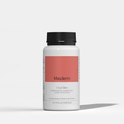 MASDERM 90 Cápsulas Anticelulitis con Té Verde, Complemento Alimenticio Natural, Control de Peso, Reductor y Reafirmante