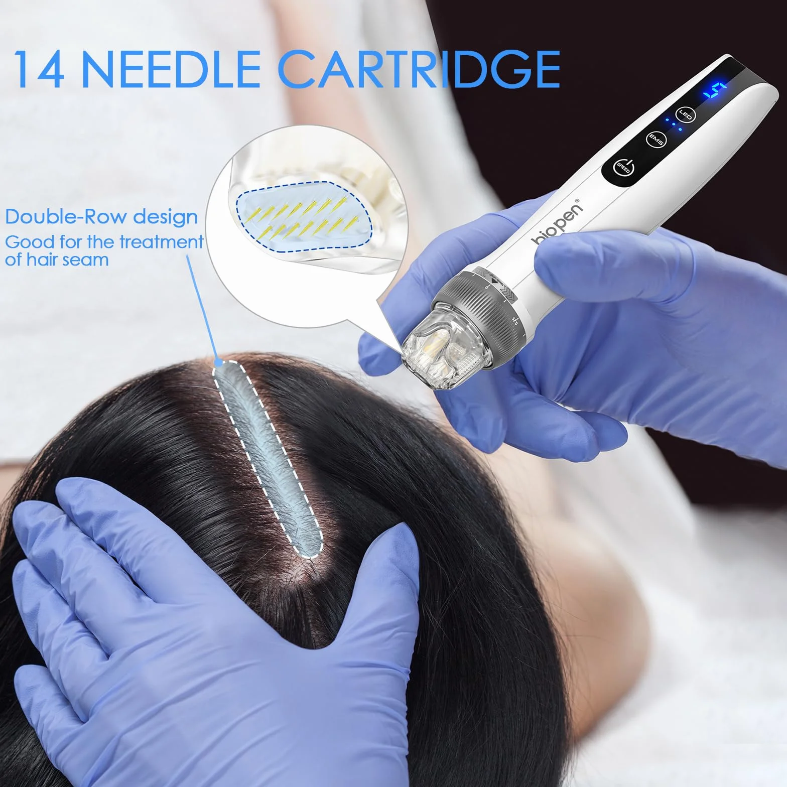 Cartuchos Originales de Microneedling Bio Pen Q2, 25 Pin 10 Piezas