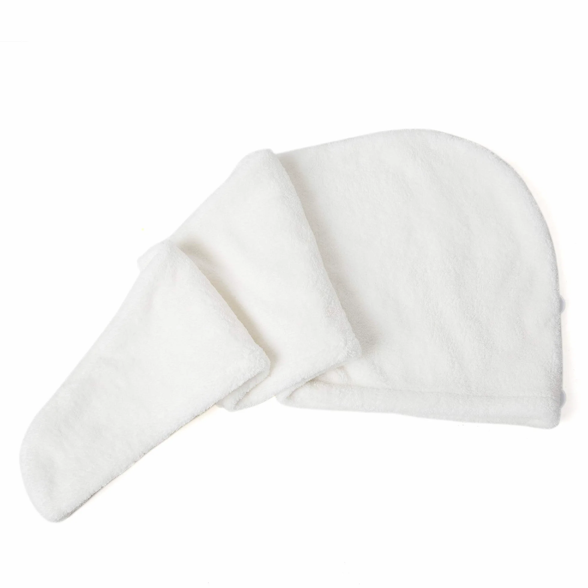 Toallas de microfibra para el pelo 25,4 x 68,5 cm Juego de 2 Turbante absorbente secado rápido
