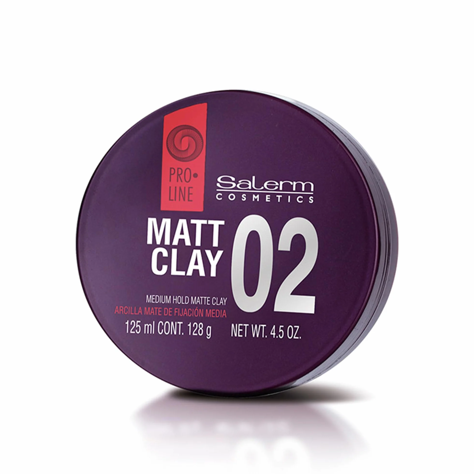 SALERM Pro Line Matt Clay 02-125 ml Cera para el Pelo Fijación Media Efecto Mate Texturizador