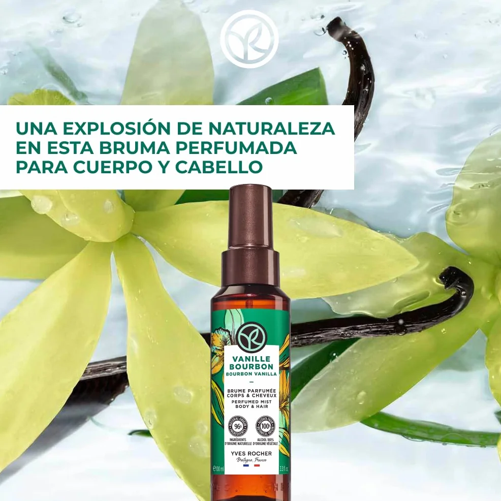 Yves Rocher Bruma Corporal Perfumada Vainilla BAIN DE NATURE 100 ml