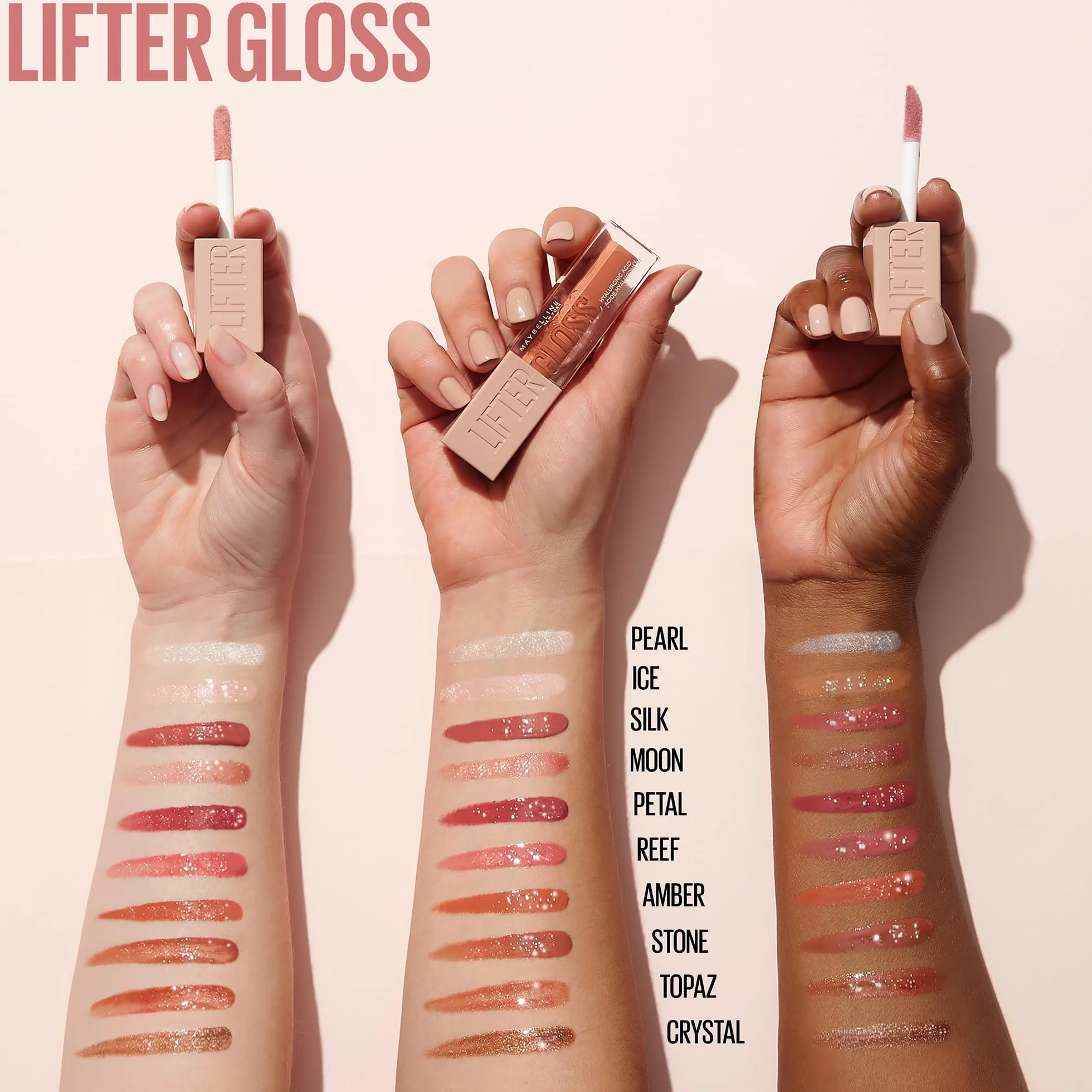 Maybelline New York Lifter Gloss Brillo de Labios con Ácido Hialurónico