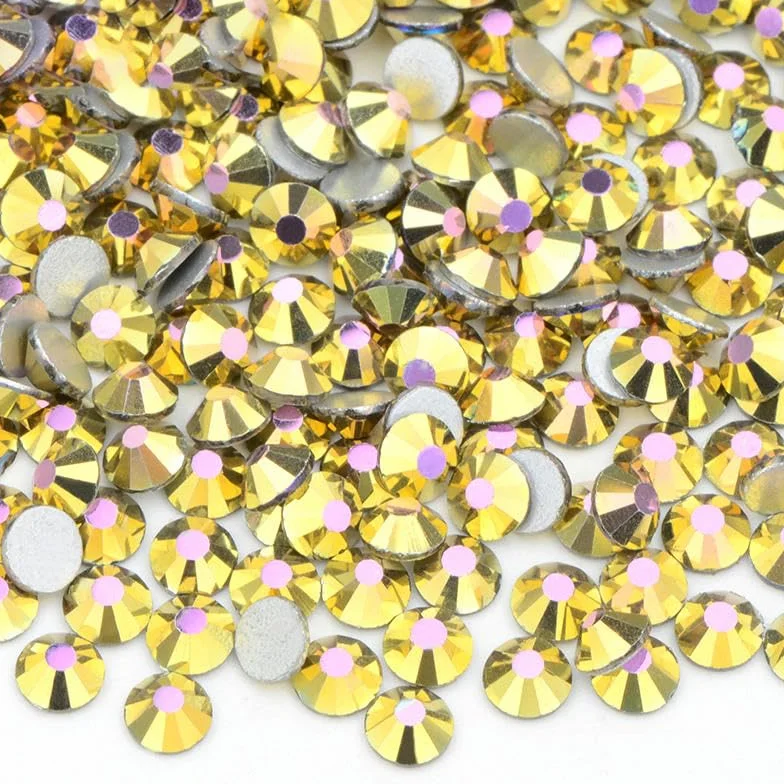 ss6 ss8 ss10 ss12 ss16 ss20 ss30 Dream Purple Glass Rhinestones Flatback Nail Stones Non Fix -48 transparente AB-ss6 100gr 14400pcs 50 topacio AB ss8 100gr 14400pcs