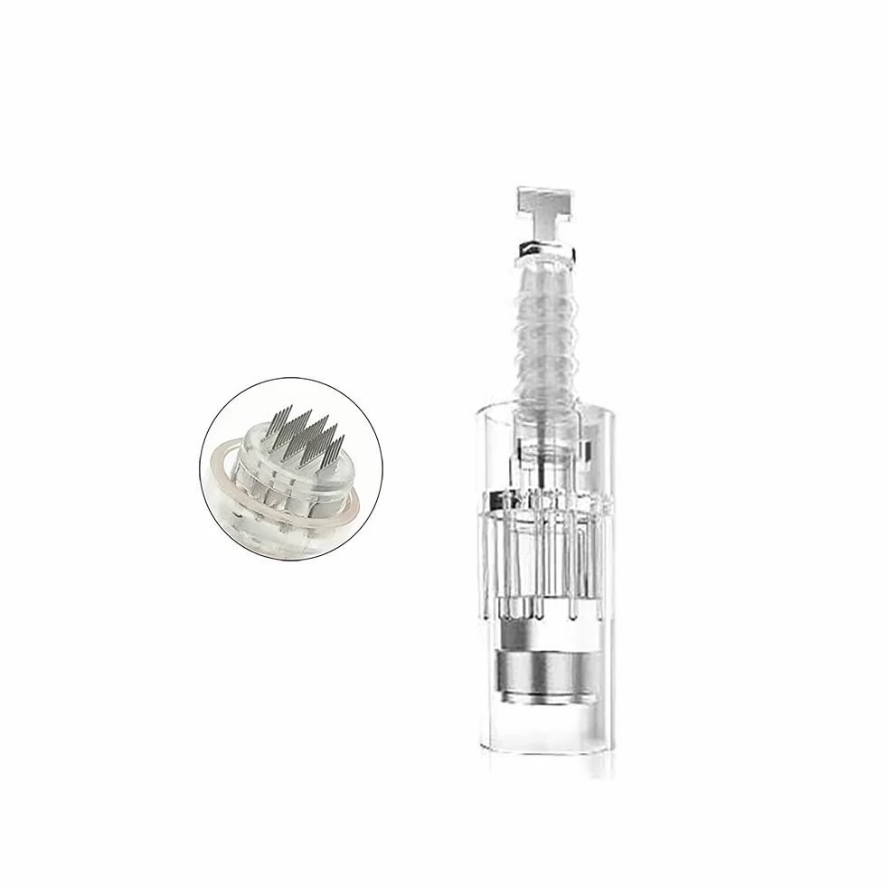 Micro Agujas para Dermapen Agujas de Repuesto 42 Pin Cartucho Slot Tornillo Derma Electric Microneedling Pen